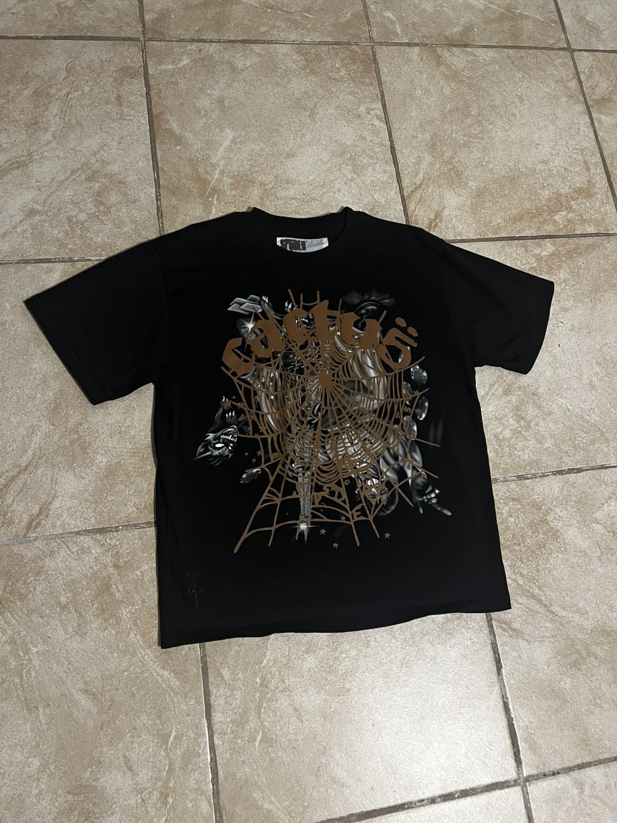 Sp5der × Travis Scott Sp5der x Cactus Jack Airbrush Tee Size US L / EU 52-54 / 3 - 1 Thumbnail