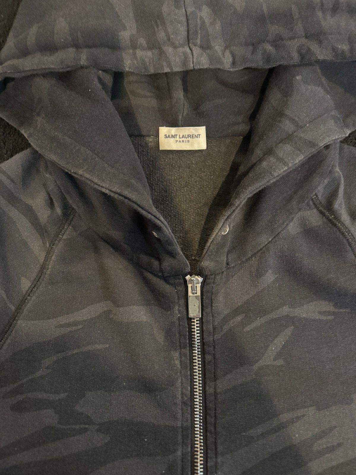 Saint Laurent Paris SAINT LAURENT HOODIE CAMOFLAUGE Size US M / EU 48-50 / 2 - 3 Thumbnail