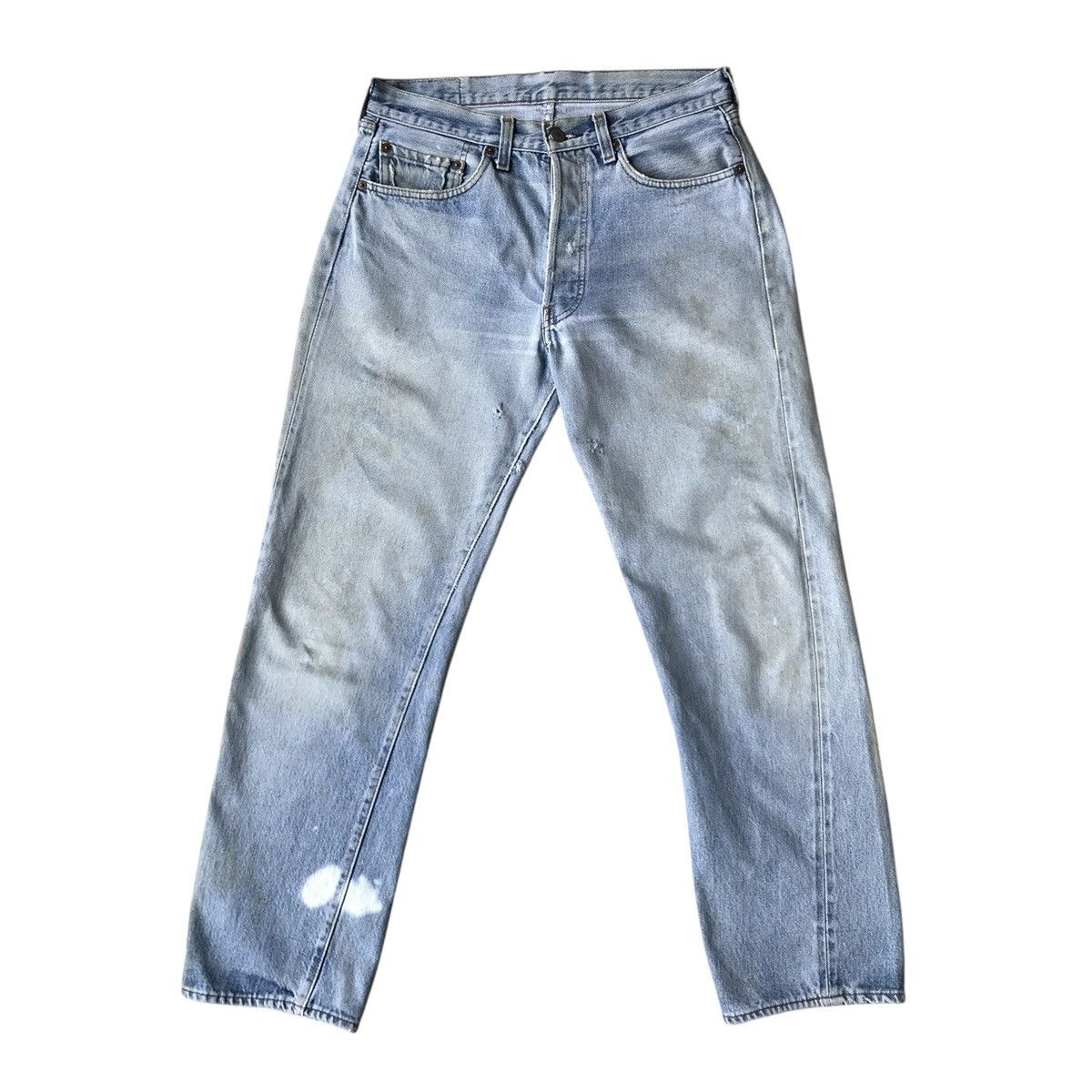Levi's Levi’s Strauss 501 Vintage 80s USA Distressed Selvedge Denim Size US 32 / EU 48 - 1 Thumbnail