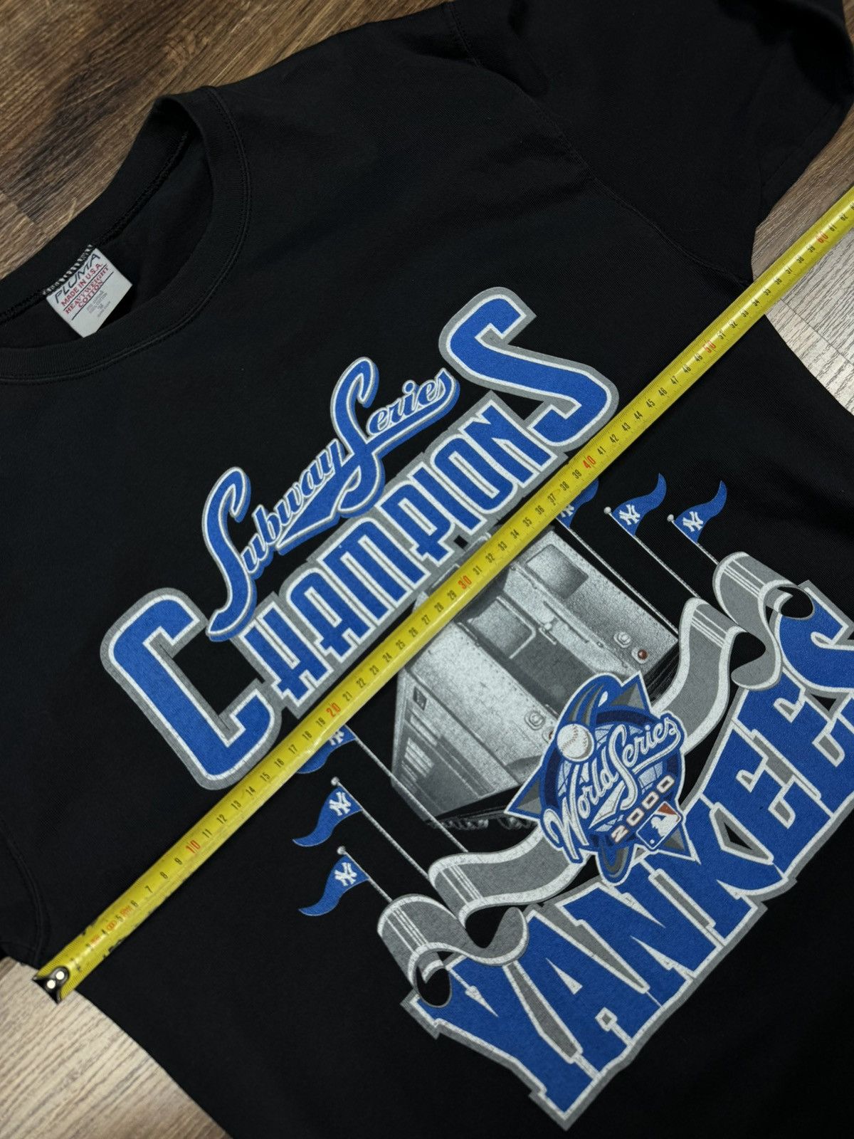 MLB × New York Yankees × Vintage Vintage 2000 Subway Series Champions long sleeve tee Size US M / EU 48-50 / 2 - 6 Thumbnail