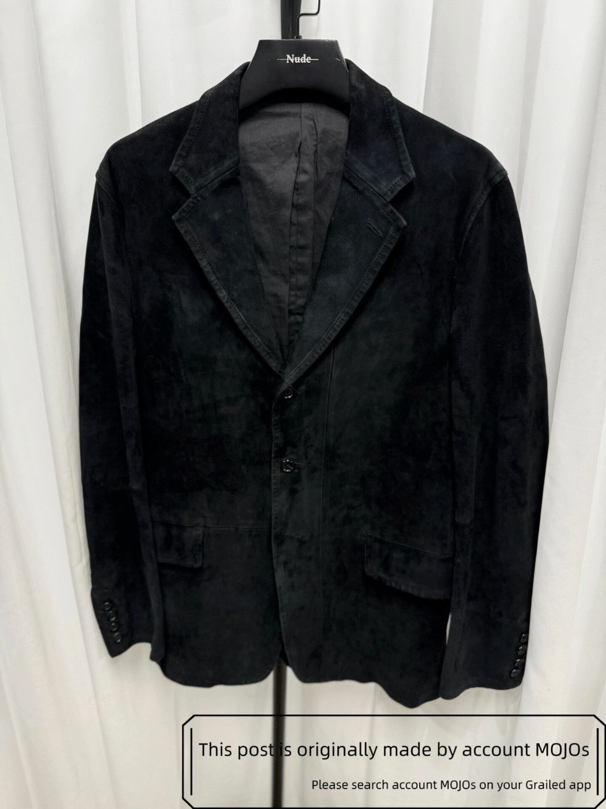 Yohji Yamamoto Sz 3 Yohji Yamamoto Suede Blazer mojos3127 Size US L / EU 52-54 / 3 - 1 Thumbnail