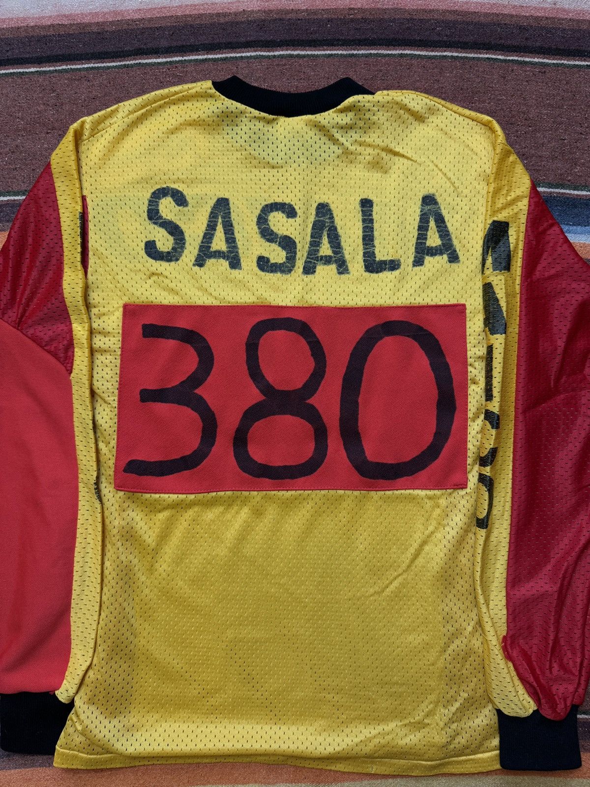 Vintage Vintage 1970's Maico Motorcycle Racing Jersey Shirt Size US L / EU 52-54 / 3 - 9 Thumbnail