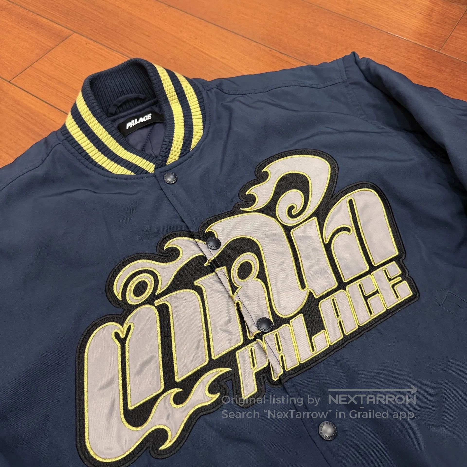 Palace Palace FW25 MUAY Varsity Baseball Jacket. Size US L / EU 52-54 / 3 - 3 Thumbnail