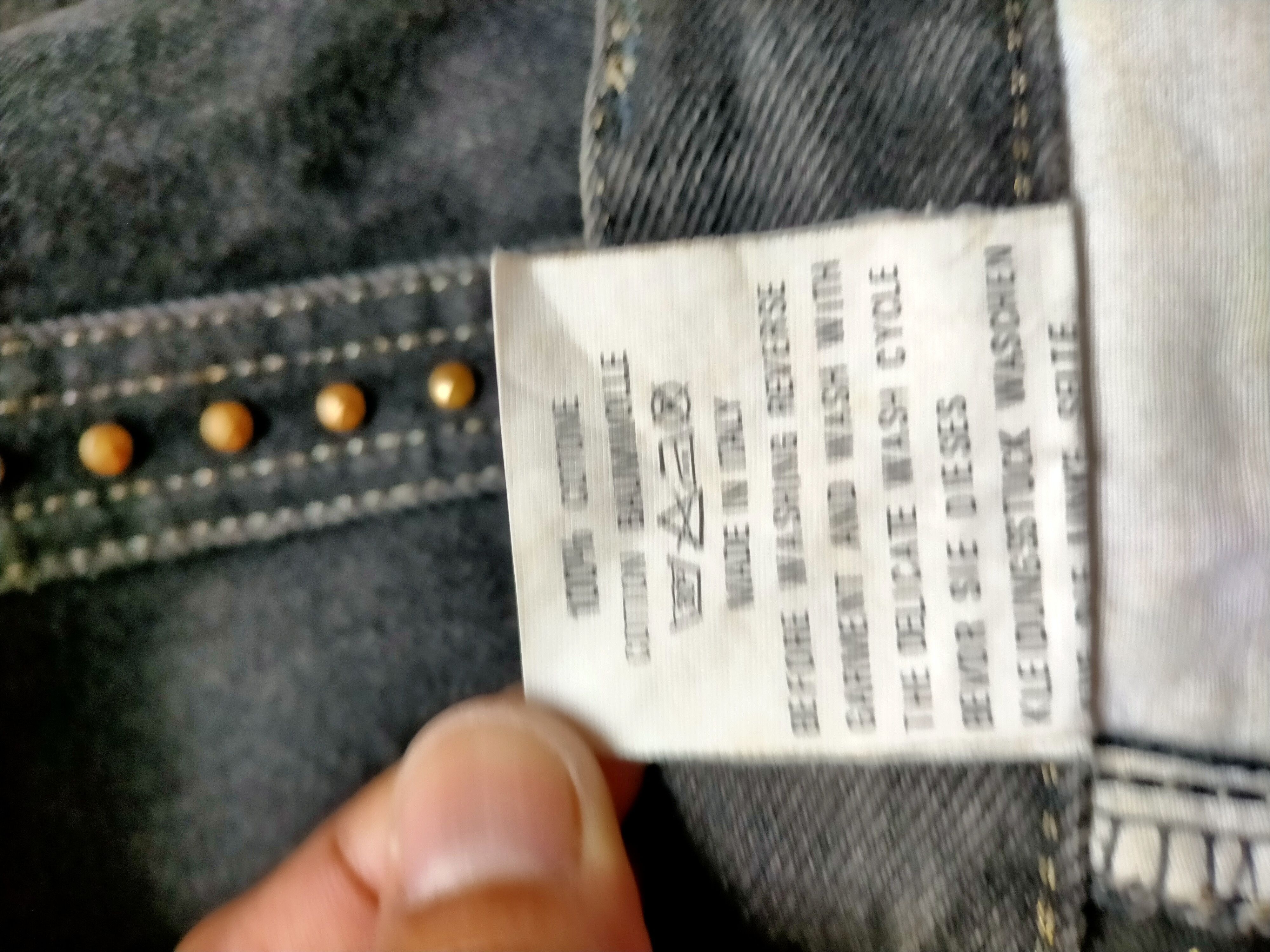 MCM 🔥Rare 90s MCM Studded Gold Side Tape Black Jeans Size US 26 / EU 42 - 24 Thumbnail