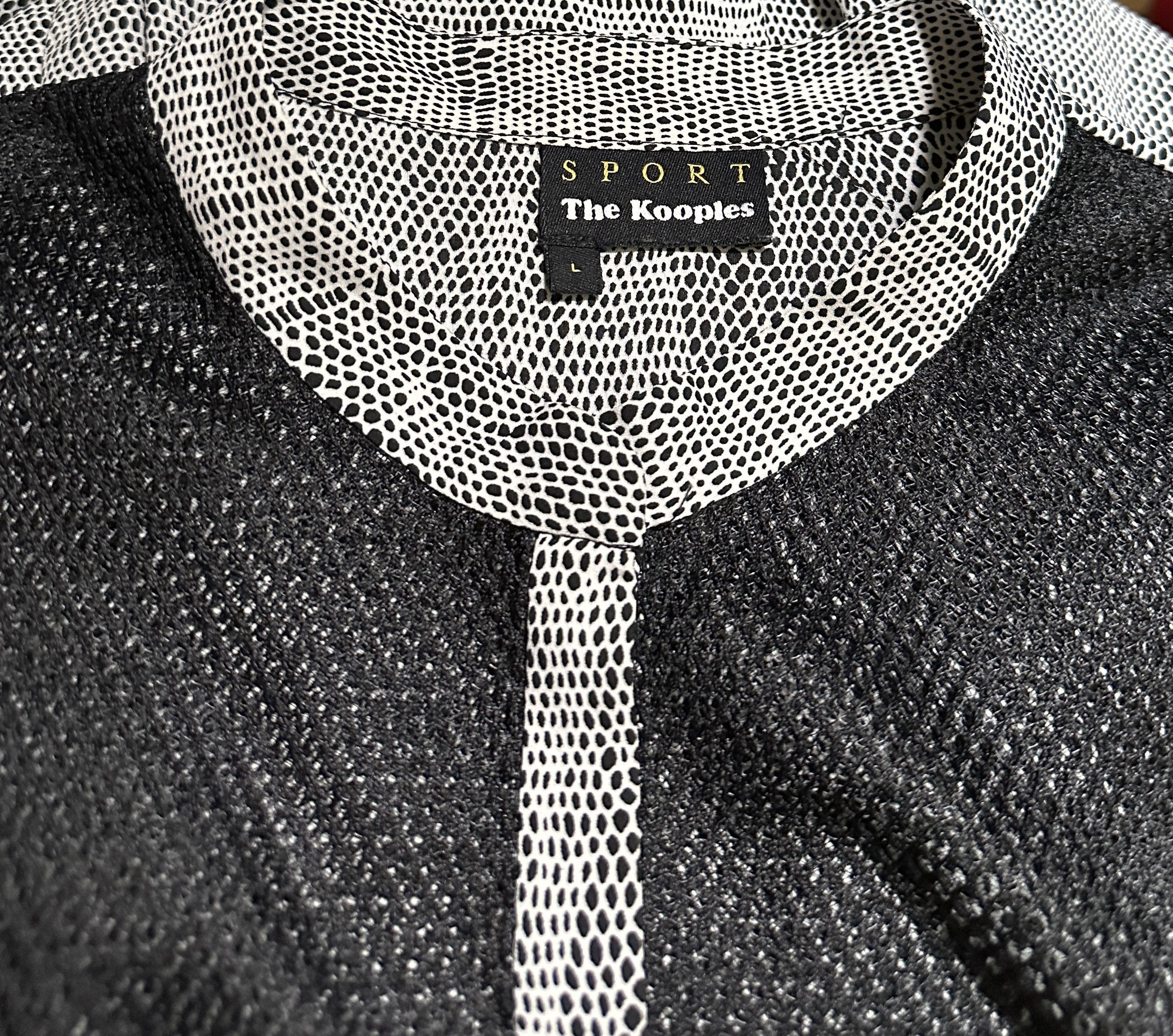 The Kooples Top Shirt Mesh Bleck/White Size L / US 10 / IT 46 - 5 Thumbnail