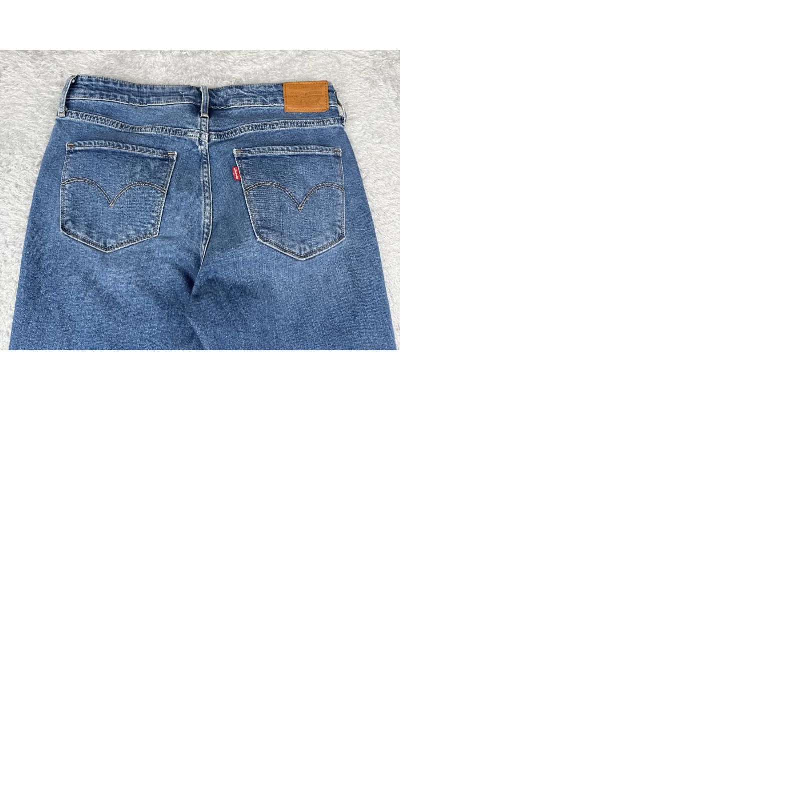 Levi's Levi's 721 High Rise Skinny Jeans Womens 30 Blue Distressed Denim Size 30" / US 8 / IT 44 - 11 Thumbnail