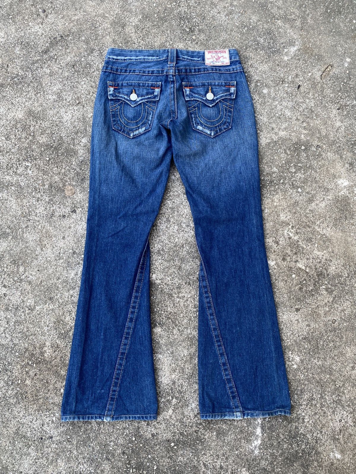 Japanese Brand × Le Grande Bleu (L.G.B.) × True Religion True Religion Flare Distressed Denim Size 26" / US 2 / IT 38 - 4 Thumbnail