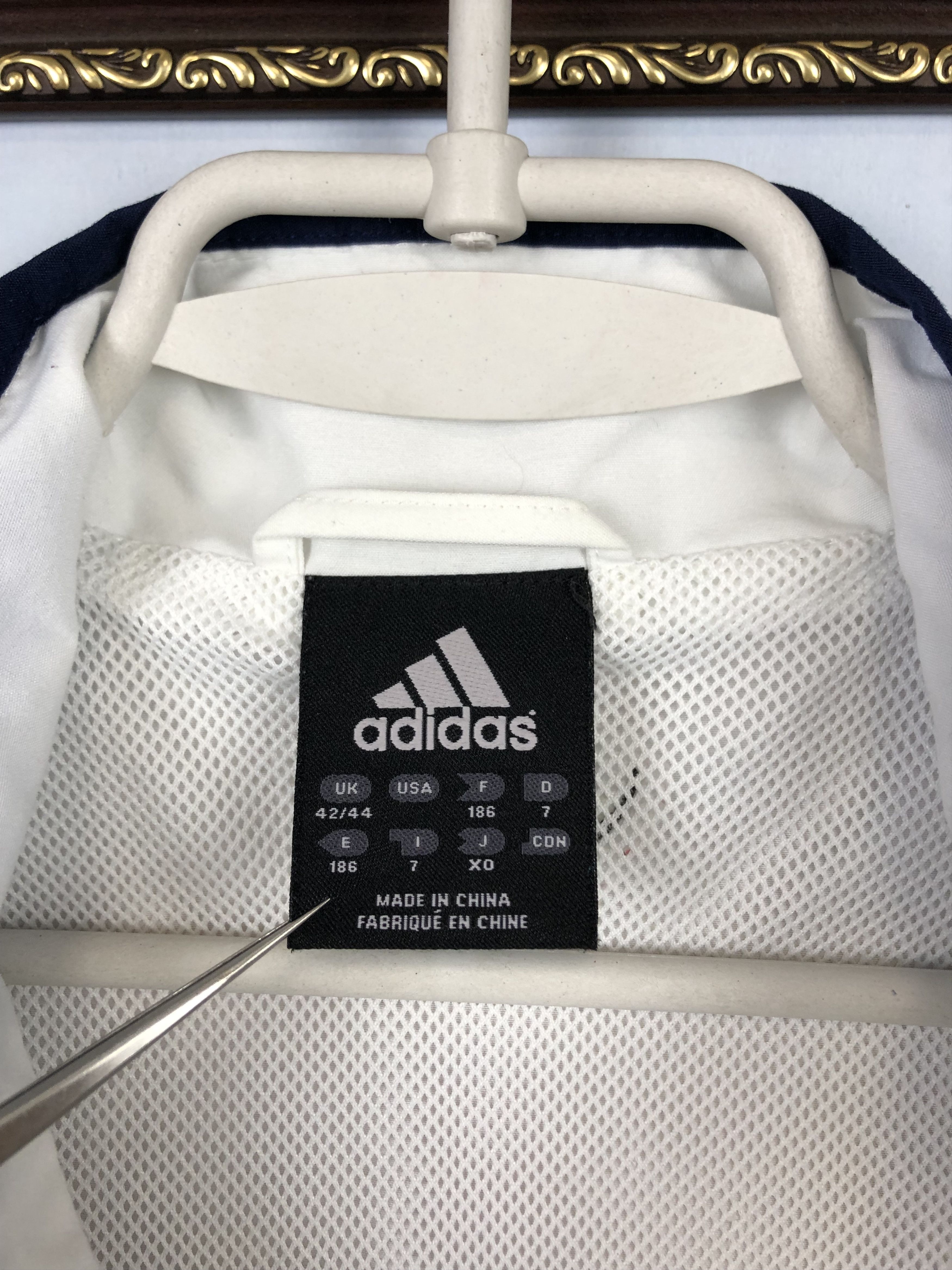 Adidas × Vintage Vintage Real Madrid Football Jacket Soccer Track Top Zip Size US L / EU 52-54 / 3 - 11 Thumbnail
