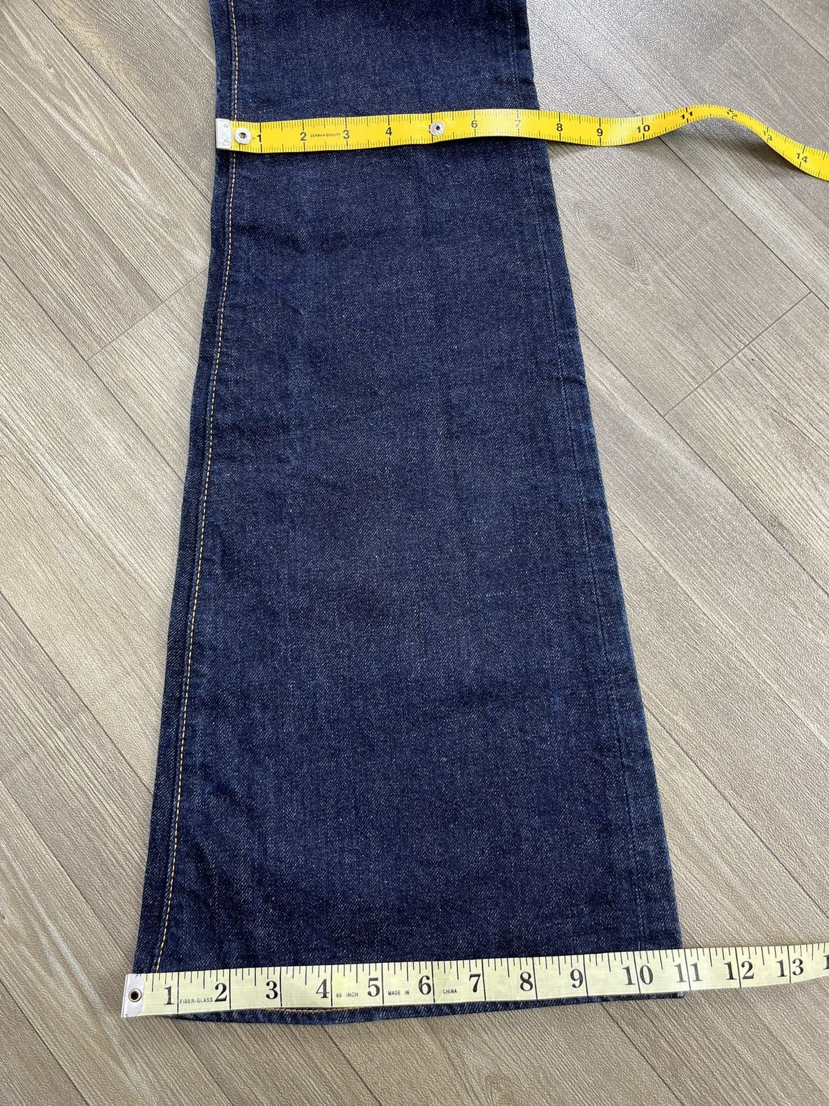 Japanese Brand 2000s Edwin 1014 TT Ifsixwasnine Lgb Style Flared Jeans Size US 27 - 18 Thumbnail