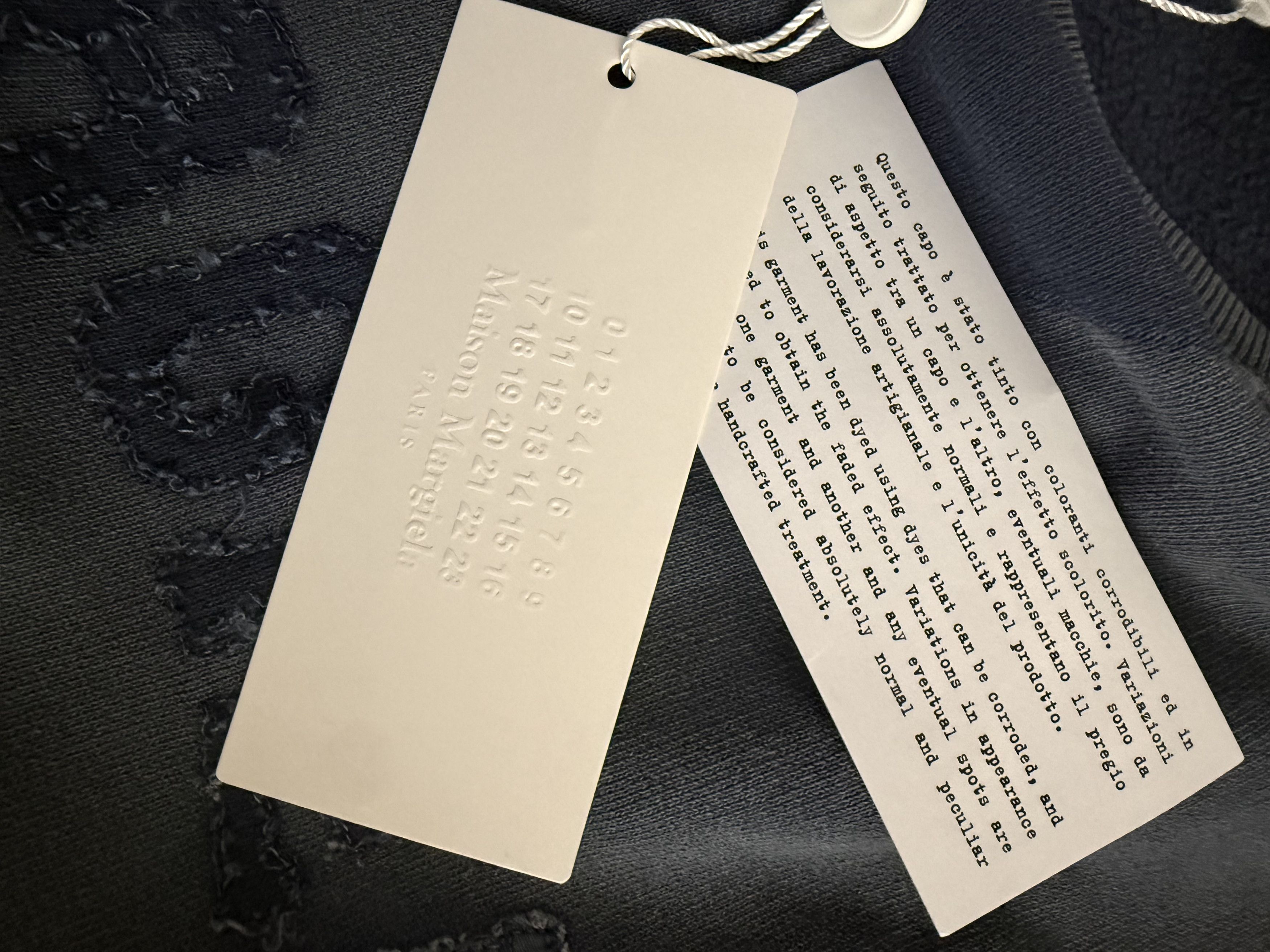 Maison Margiela Margiela Ss23 Distressed Logo Sweatshirt Size US L / EU 52-54 / 3 - 12 Thumbnail