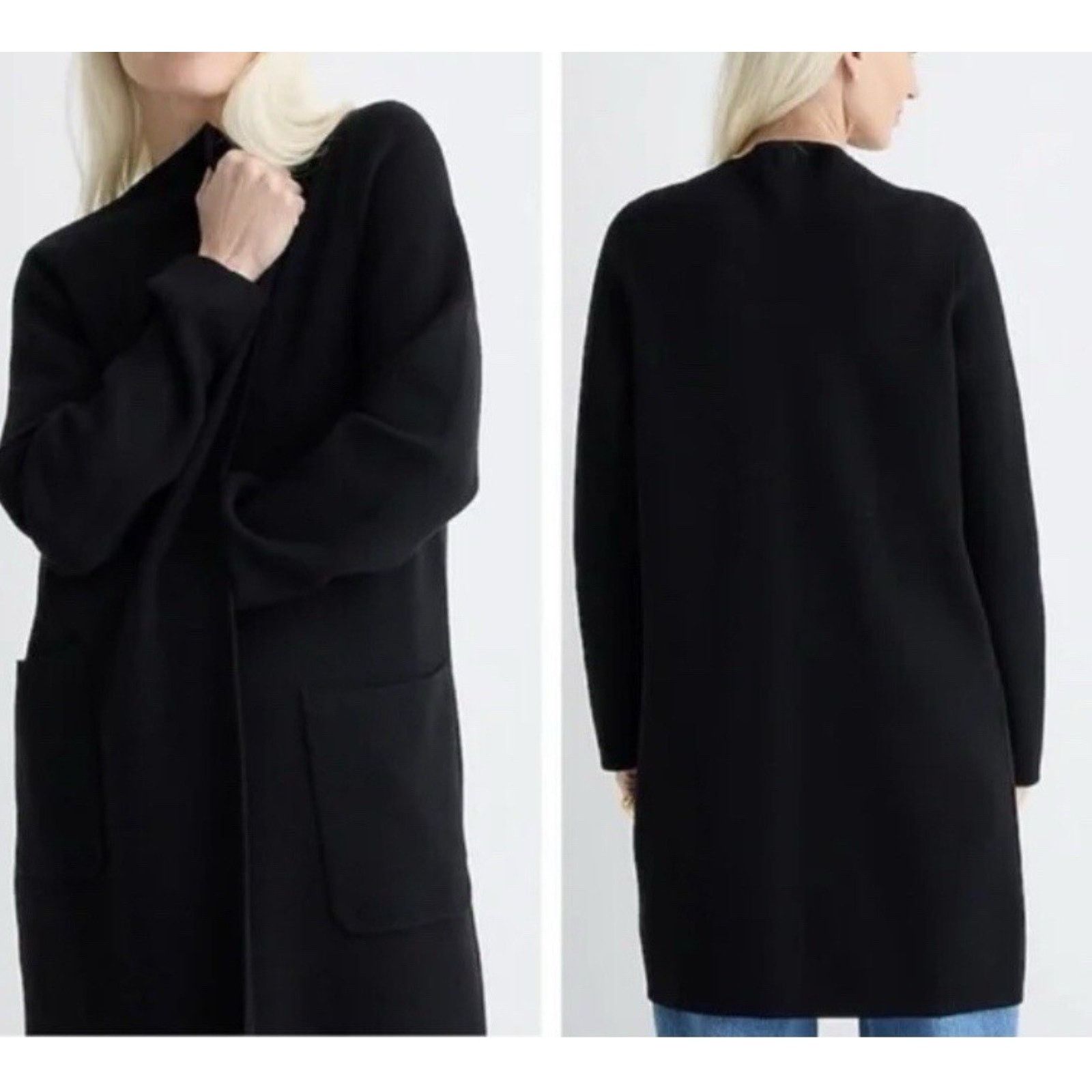J.Crew J.Crew 365 Sweater Coat Cardigan Wool Pockets S A001316 Size S / US 4 / IT 40 - 1 Thumbnail