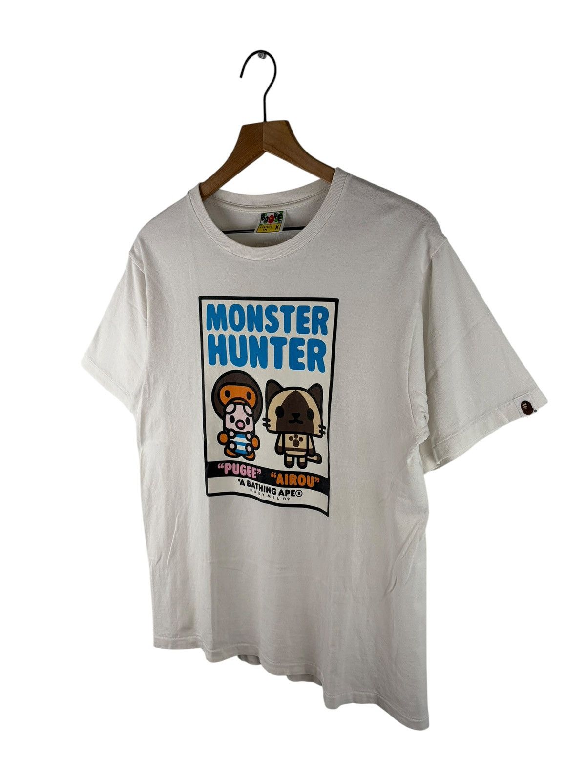 Bape 2013 Bape Monster Hunter Milo Print Tee Size US M / EU 48-50 / 2 - 2 Thumbnail