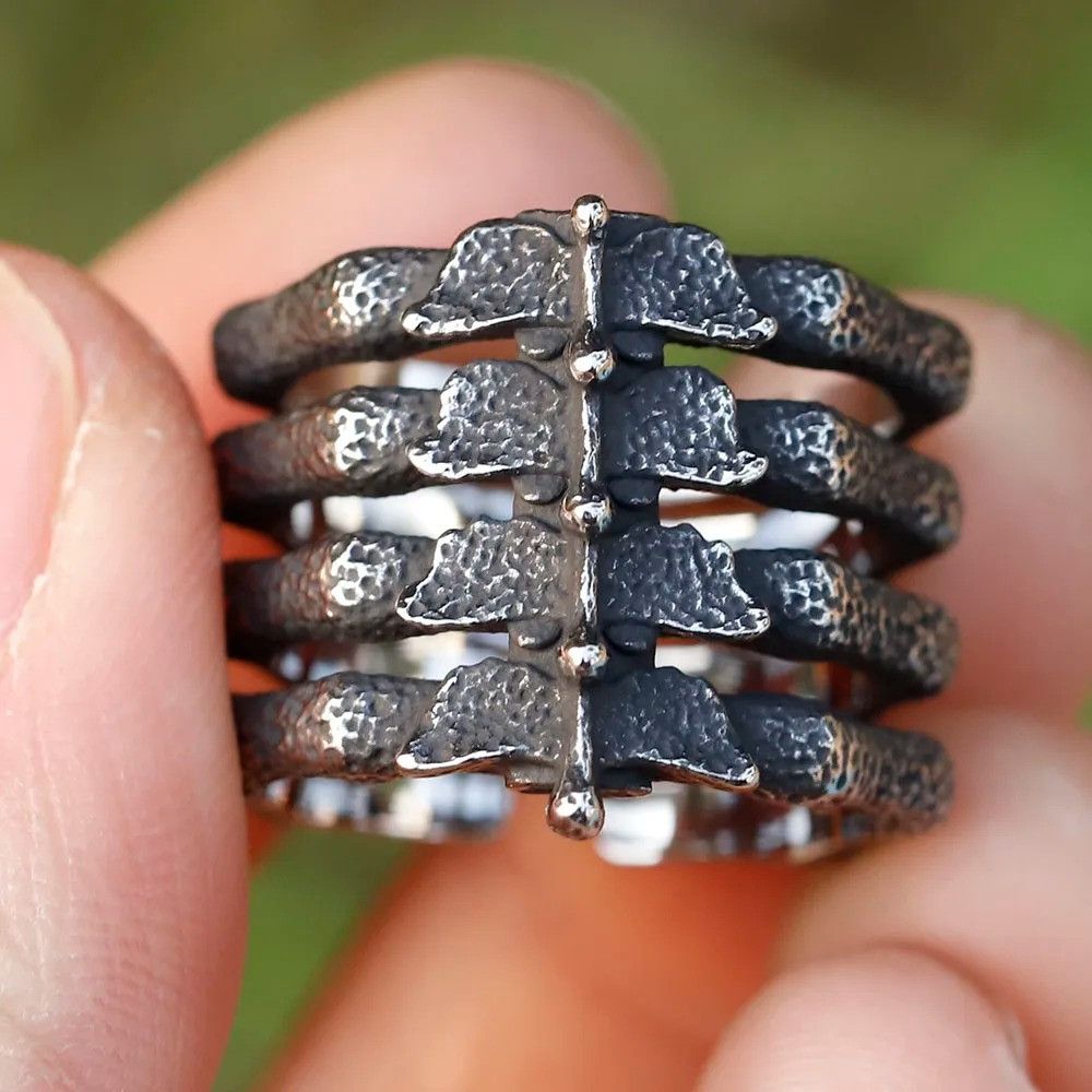 Jewelry Butterfly Bones Ring Streetwear Jewelry Fashion Gift Size ONE SIZE - 1 Thumbnail