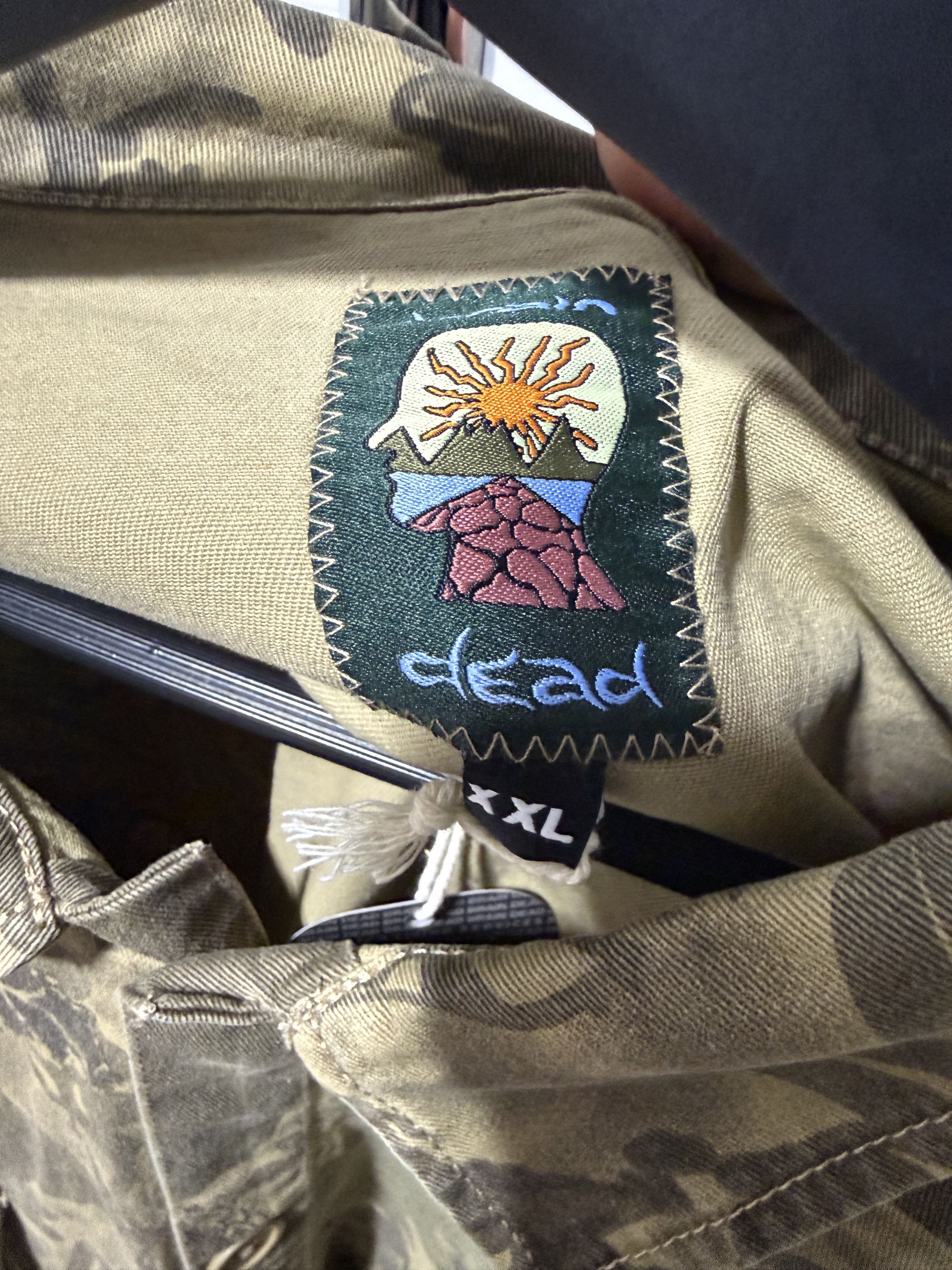 Brain Dead Brain Dead Twill Military Shirt Jacket 'Leaf Camo' Size US XXL / EU 58 / 5 - 2 Thumbnail