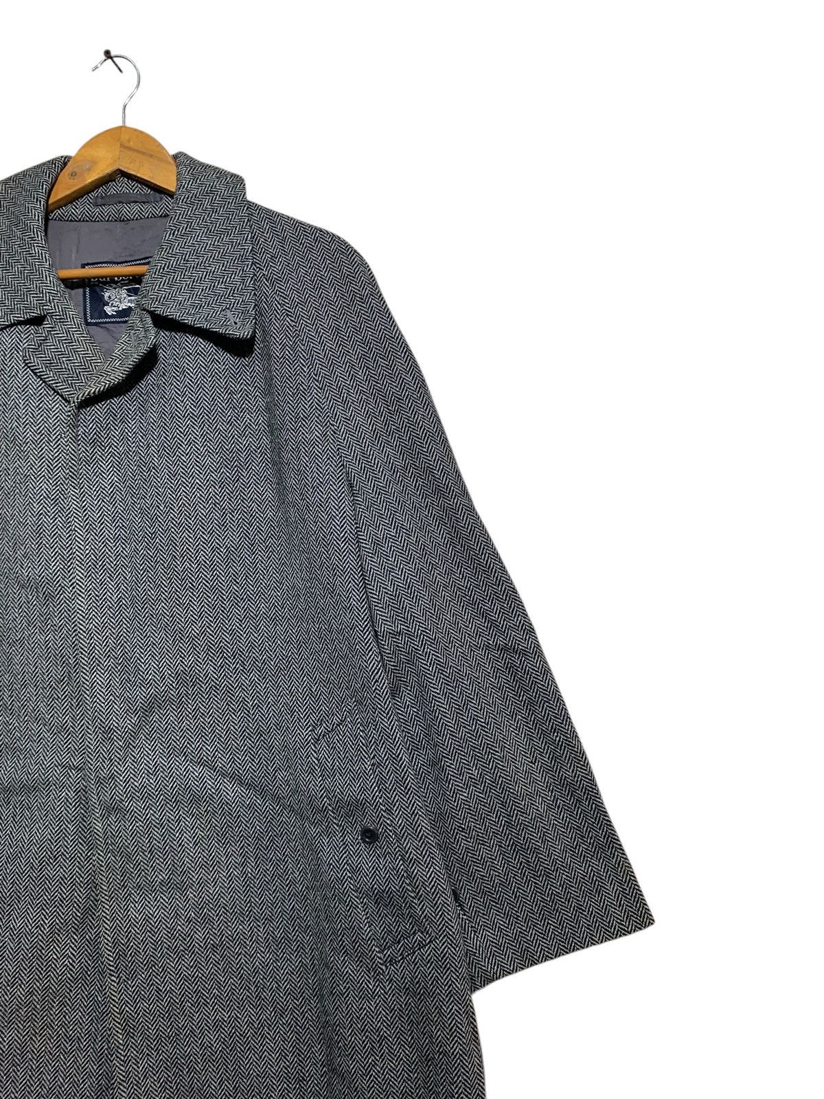 Burberry × Burberry Prorsum 🔥VTG BURBERRY WOOL HBT OVERCOATS JACKET Size US M / EU 48-50 / 2 - 3 Thumbnail