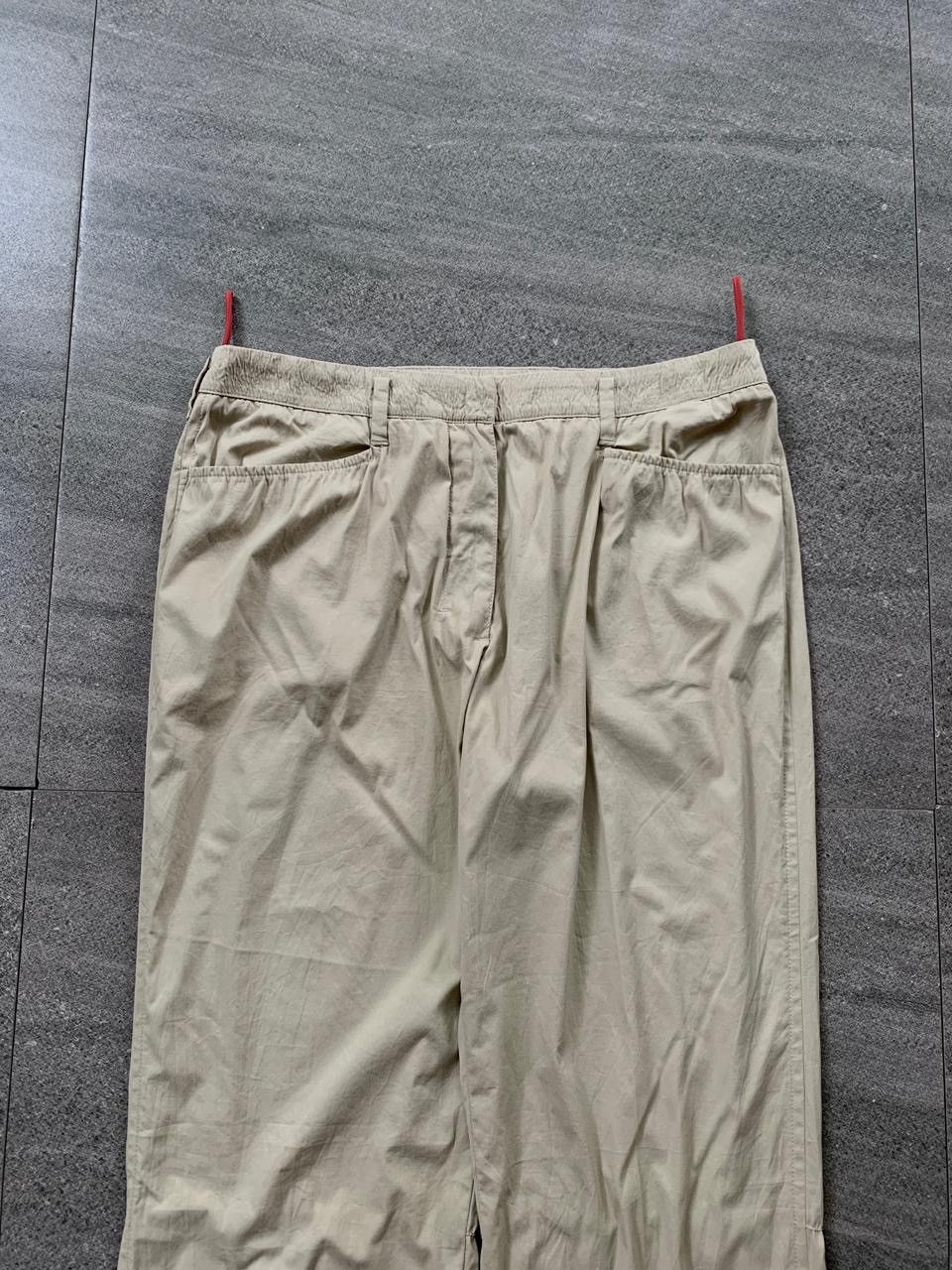 Prada FREE TAX! 2000s Red Tab Easy Pants Size US 30 / EU 46 - 3 Thumbnail