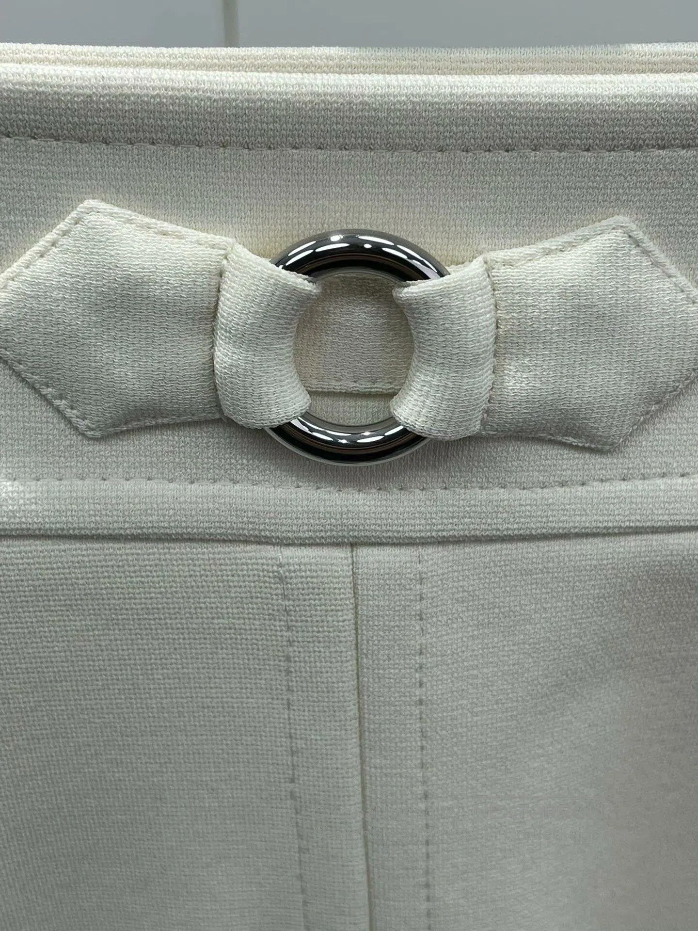 Hermes Hermes Cream Color Midi Skirt. Size 28" / US 6 / IT 42 - 3 Thumbnail