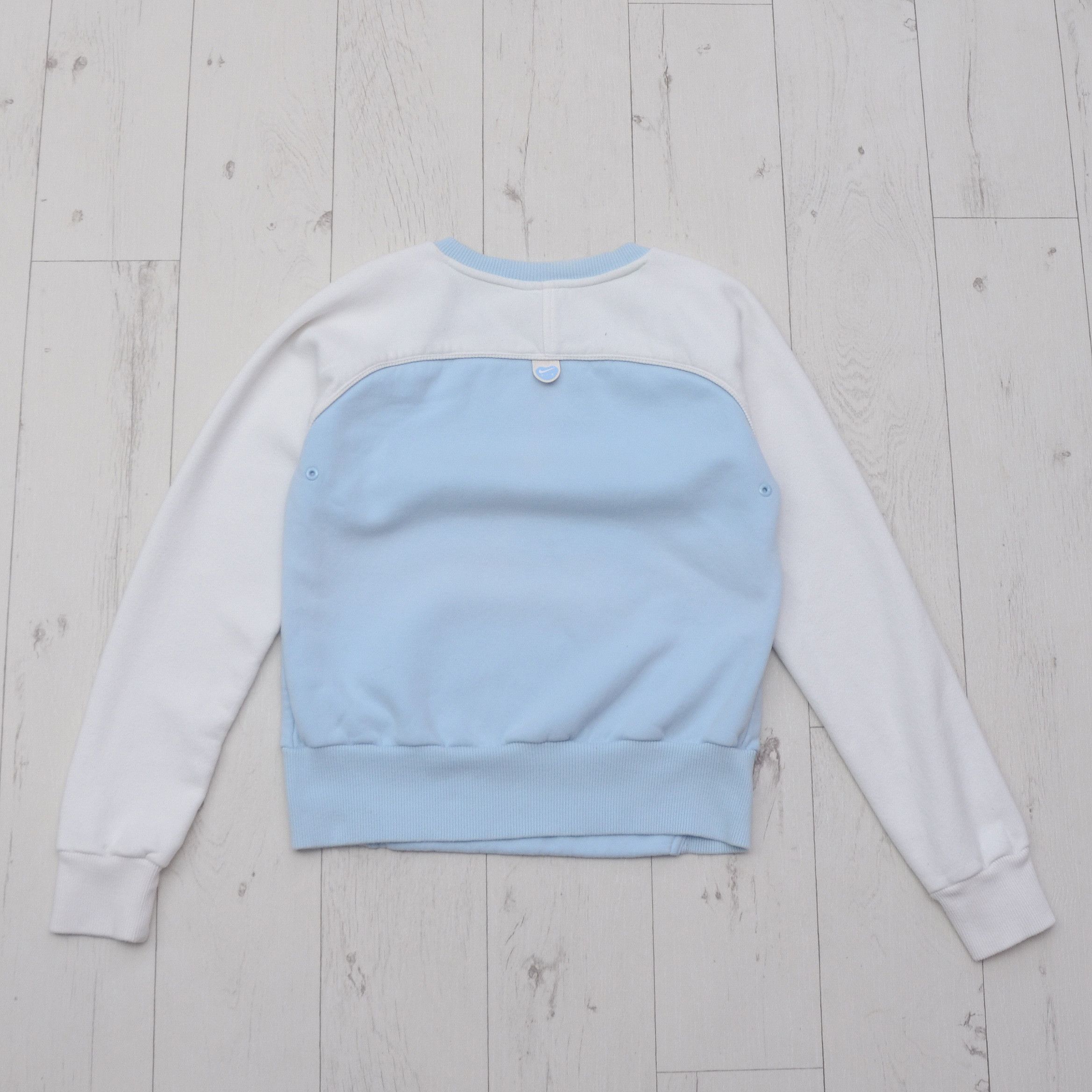 Nike × Vintage Vintage NIKE AIR SWOOSH BIG Logo Raglan Sweatshirt Size M / US 6-8 / IT 42-44 - 10 Thumbnail