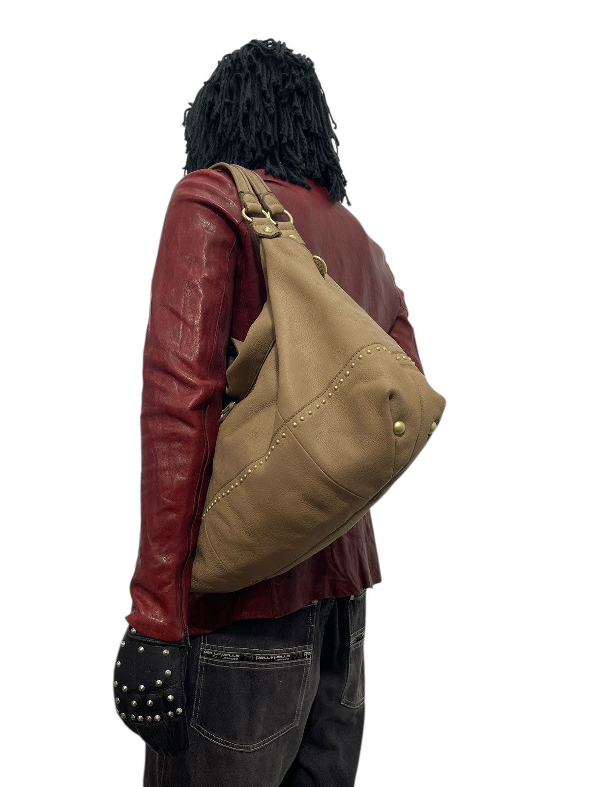 Genuine Leather Full Leather Beaure Japan Tote Shoulder Bag 2🟩2 Size ONE SIZE - 2 Thumbnail