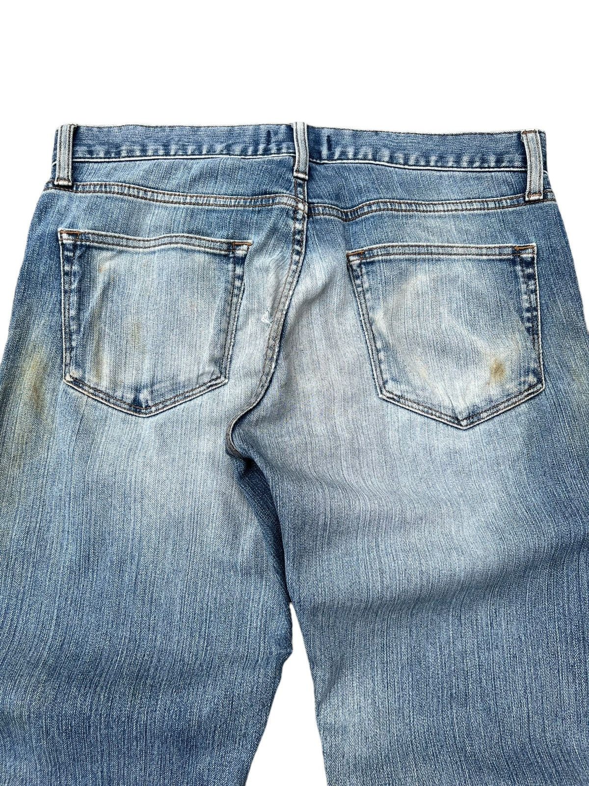 Undercover × Uniqlo Vintage Japanese Brand Dirty Mud Washed Classic Leg Jeans Size US 32 / EU 48 - 4 Thumbnail