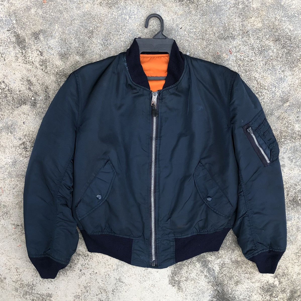 Alpha Industries Vintage Alpha Industries Intermediate Ma-1 Bomber Jacket 🇺🇸 Size US L / EU 52-54 / 3 - 4 Thumbnail
