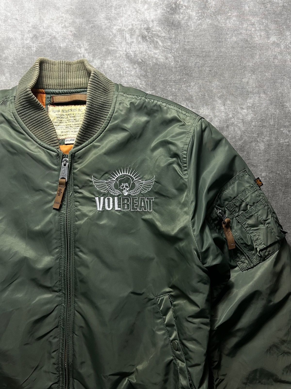 Alpha Industries x Volbeat ma1 Bomber Jacket–Limited Edition