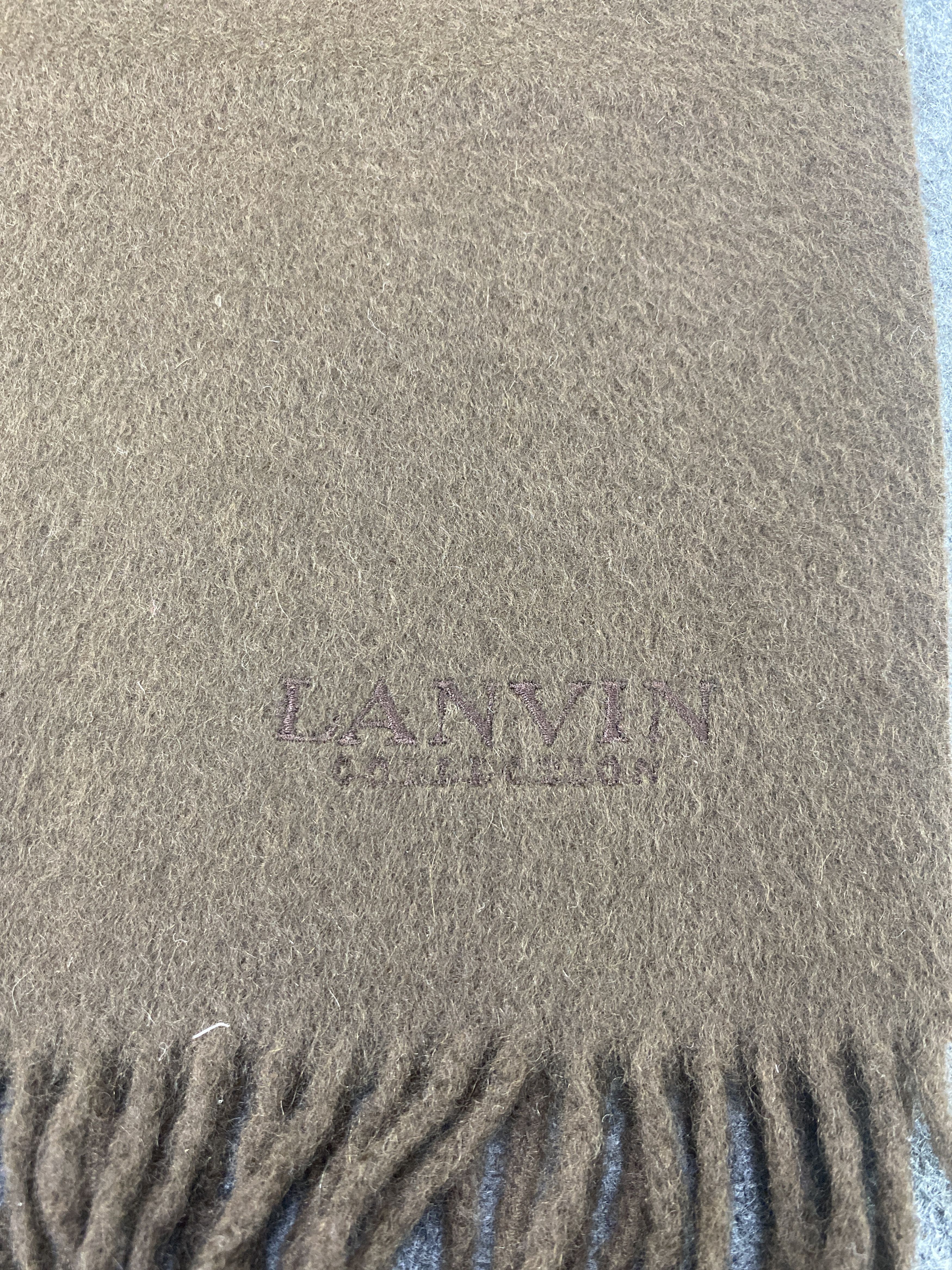 Lanvin × Vintage Lanvin Scarf / Muffler / Neckwear -T1031 Size ONE SIZE - 5 Thumbnail