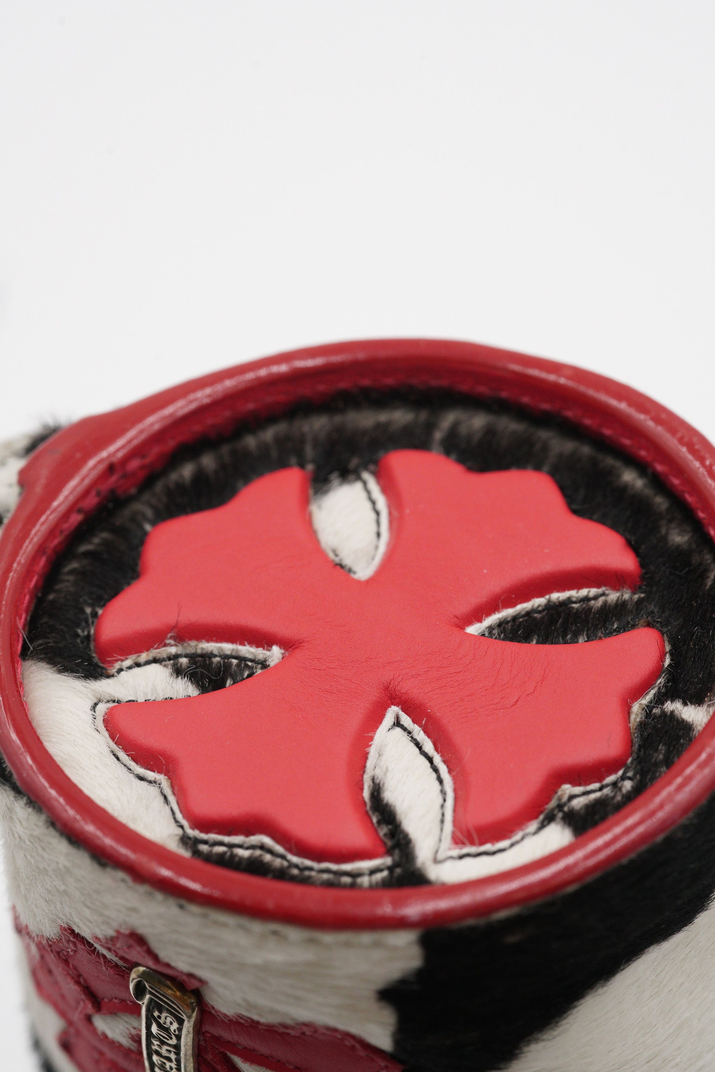 Chrome Hearts Chrome Hearts Pony Hair Cow Stripe Grinds Mini Handbag Size ONE SIZE - 6 Thumbnail