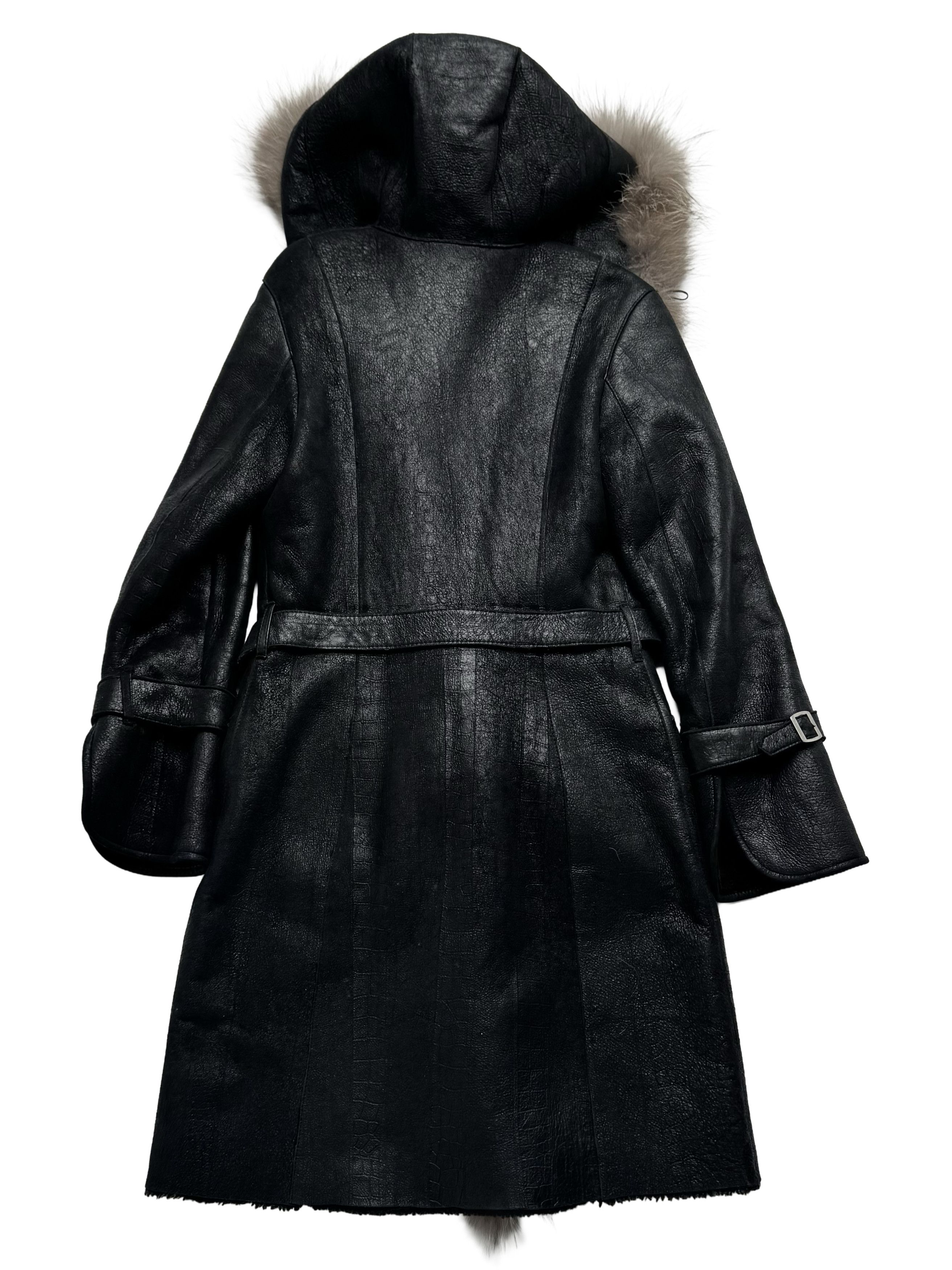 Vintage Vintage Real Sheepskin Hooded Coat With Real Fur Details Size S / US 4 / IT 40 - 15 Thumbnail