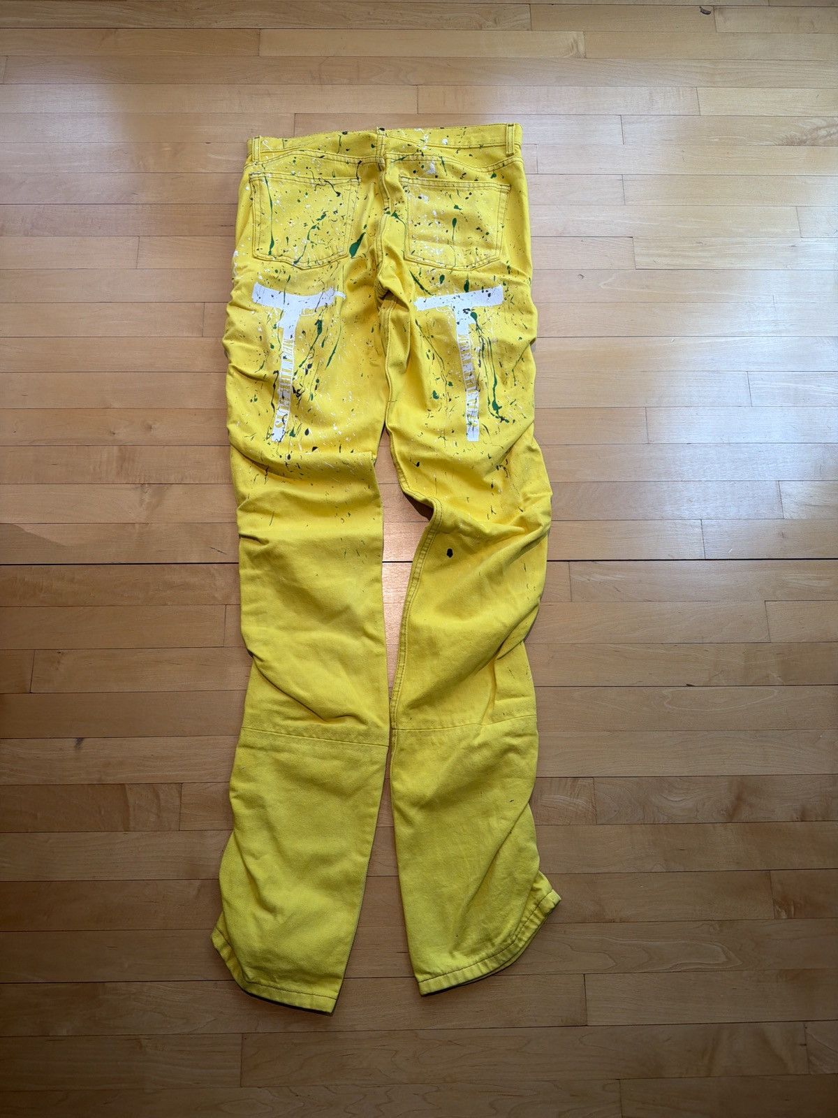 Other Meet The Guys Yellow Uzi Denim Size US 32 / EU 48 - 2 Thumbnail