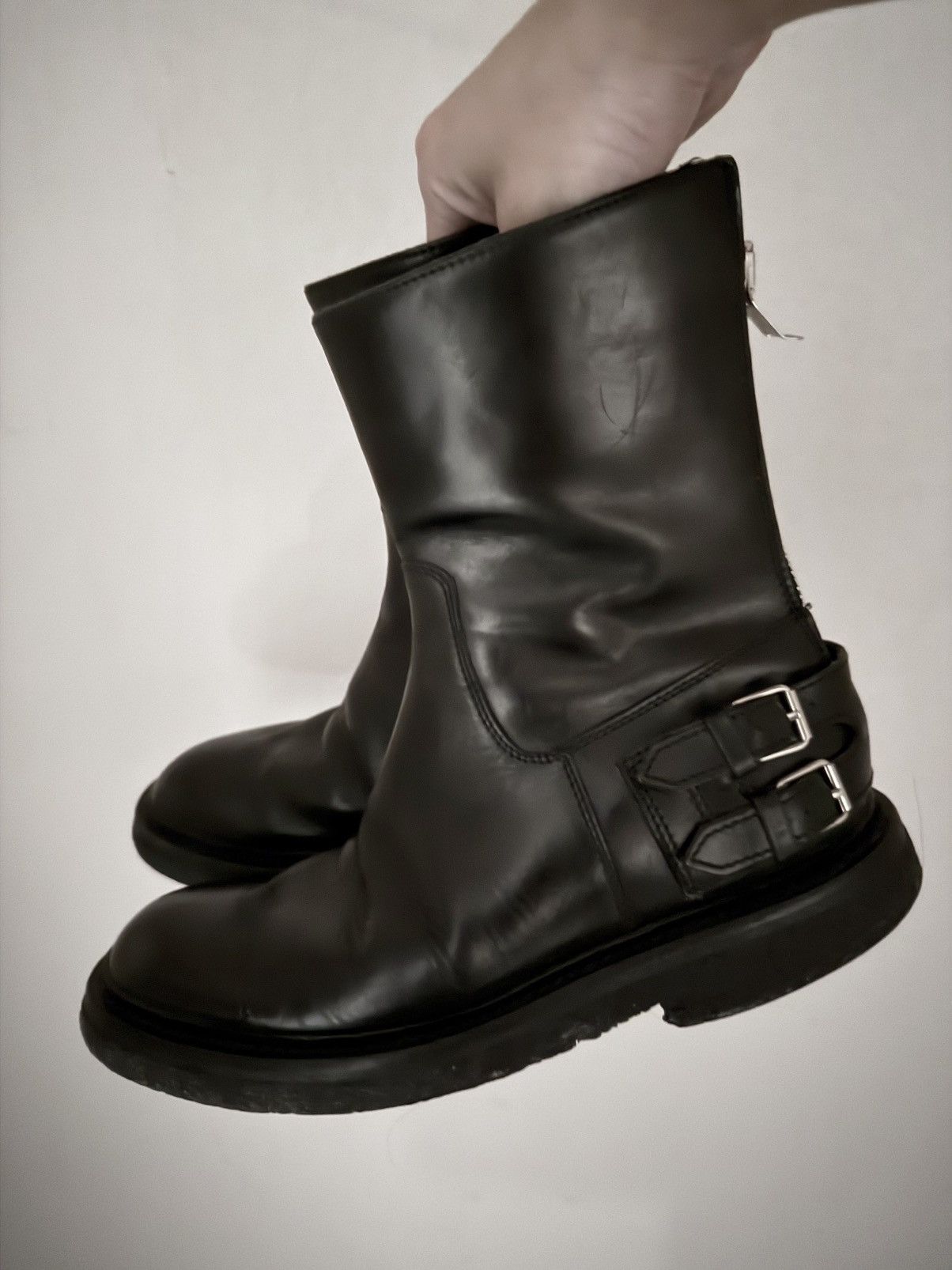 Dior Hedi Slimane Dior Homme Black Zip Boots — FW07 | Size EU 41