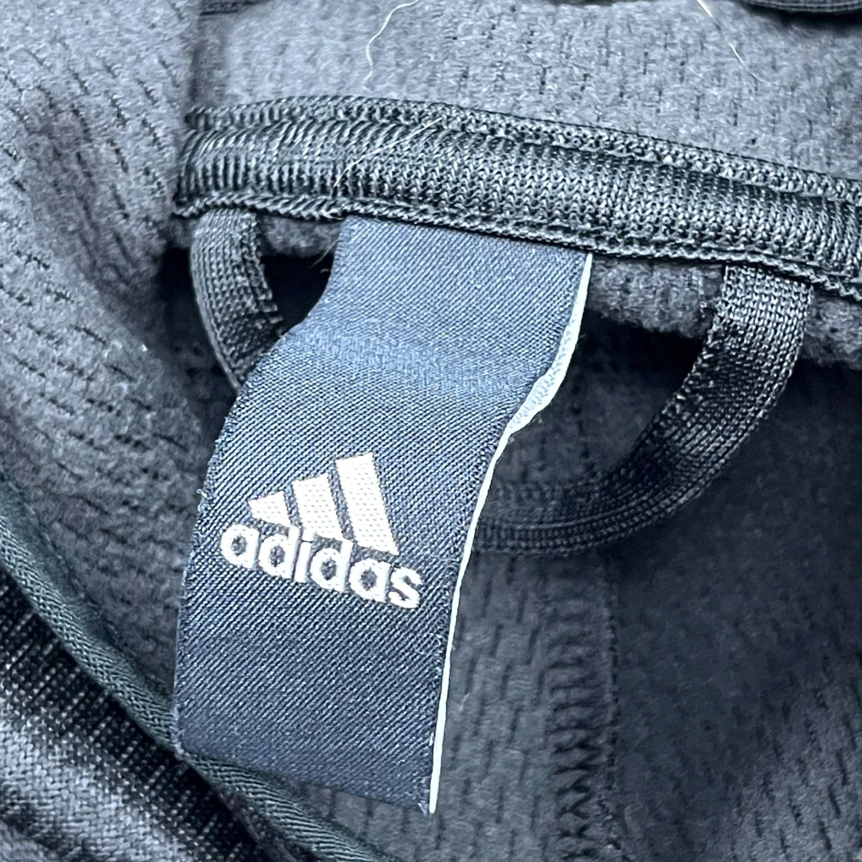 Adidas Adidas Hoodie Men Large Black Sweatshirt Active Pullover Mock Neck Logo Pocket Graphic Print Size US L / EU 52-54 / 3 - 6 Thumbnail