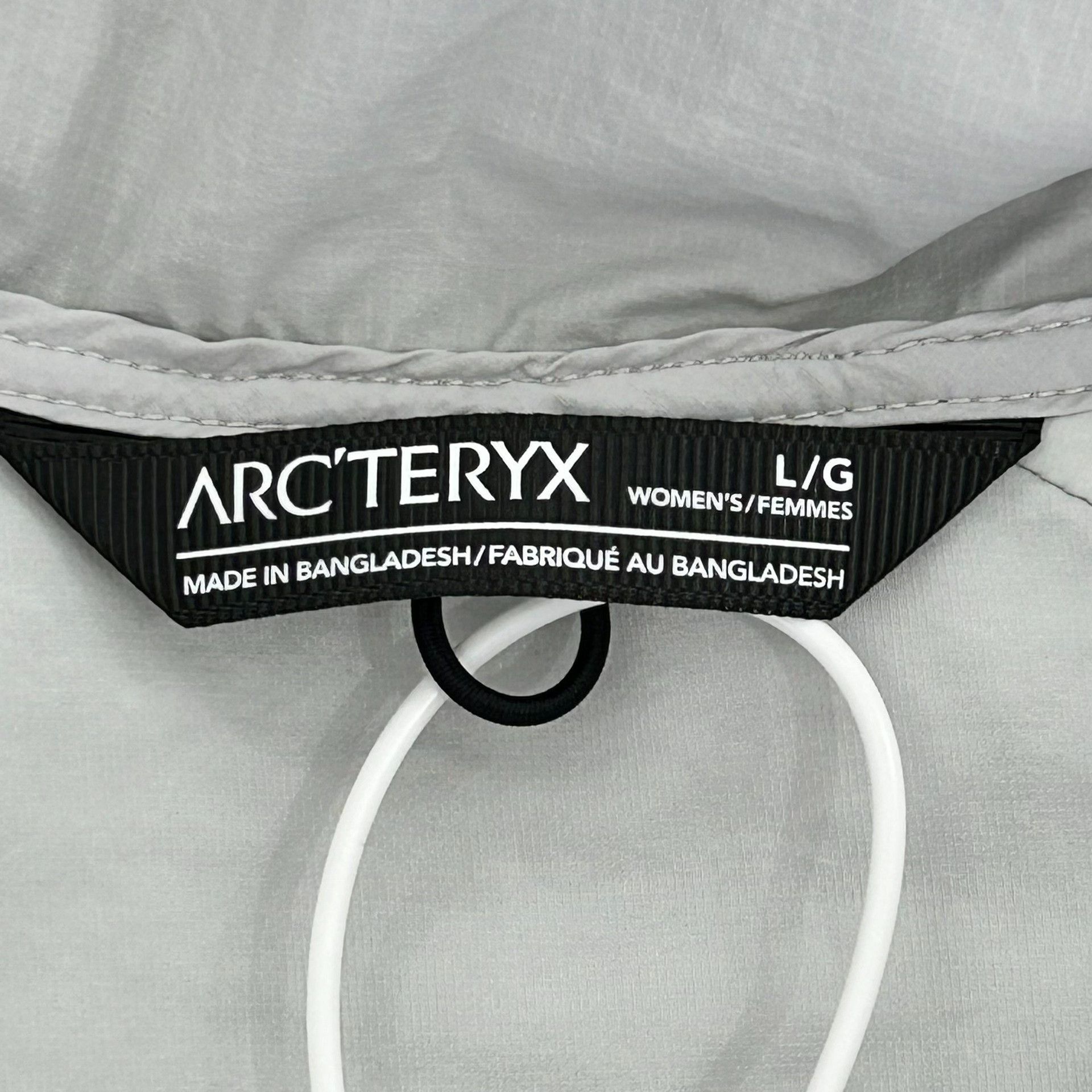 Arc'teryx ARC‘TERYX ATOM SL ANORAK Silver-Grey Zip-Down Jacket| Size L / US 10 / IT 46 - 3 Thumbnail