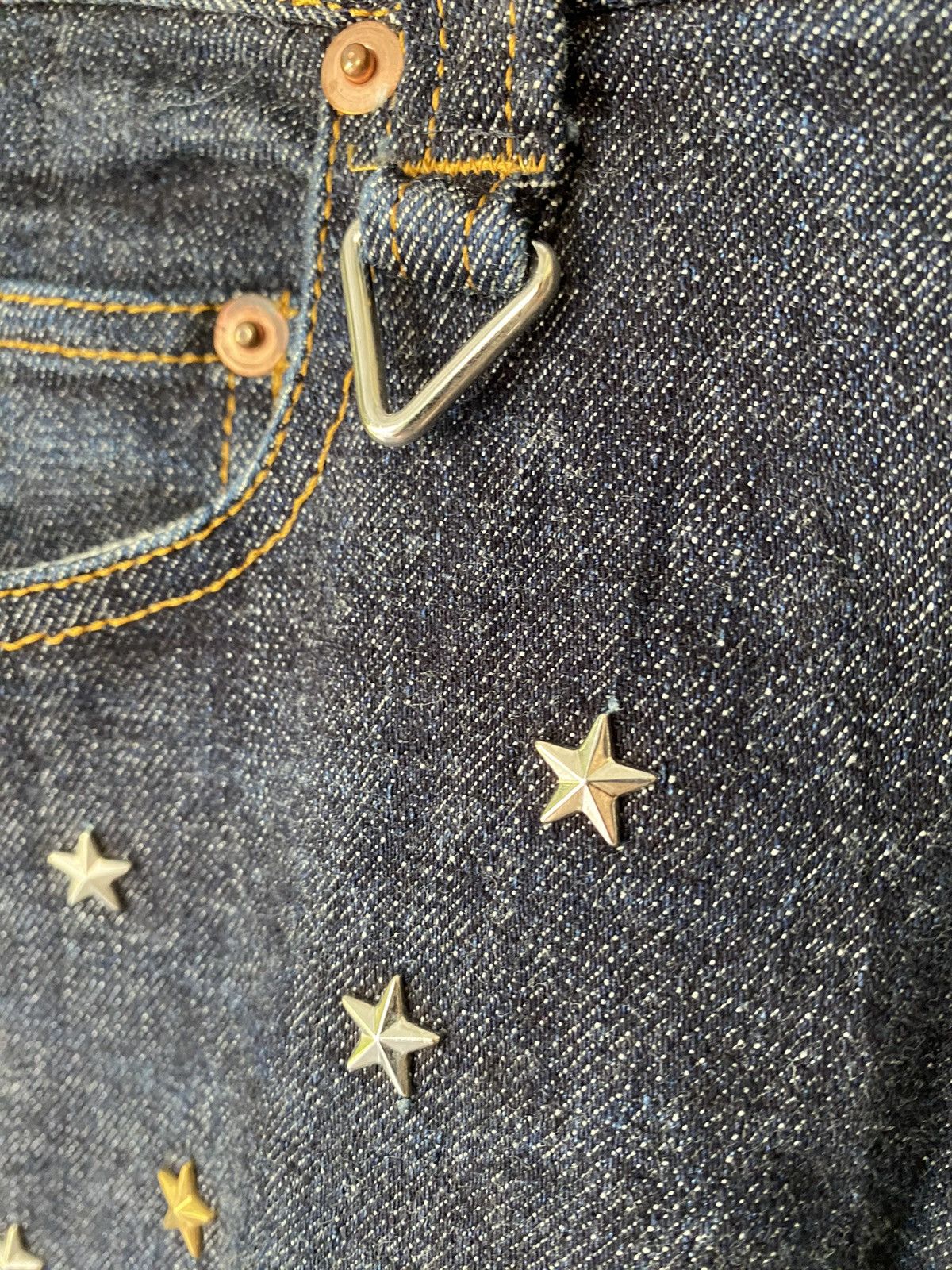 14th Addiction × Japanese Brand × Tornado Mart 2000s ARMED Japan Skull,love , cross and star pants Size US 31 - 8 Thumbnail