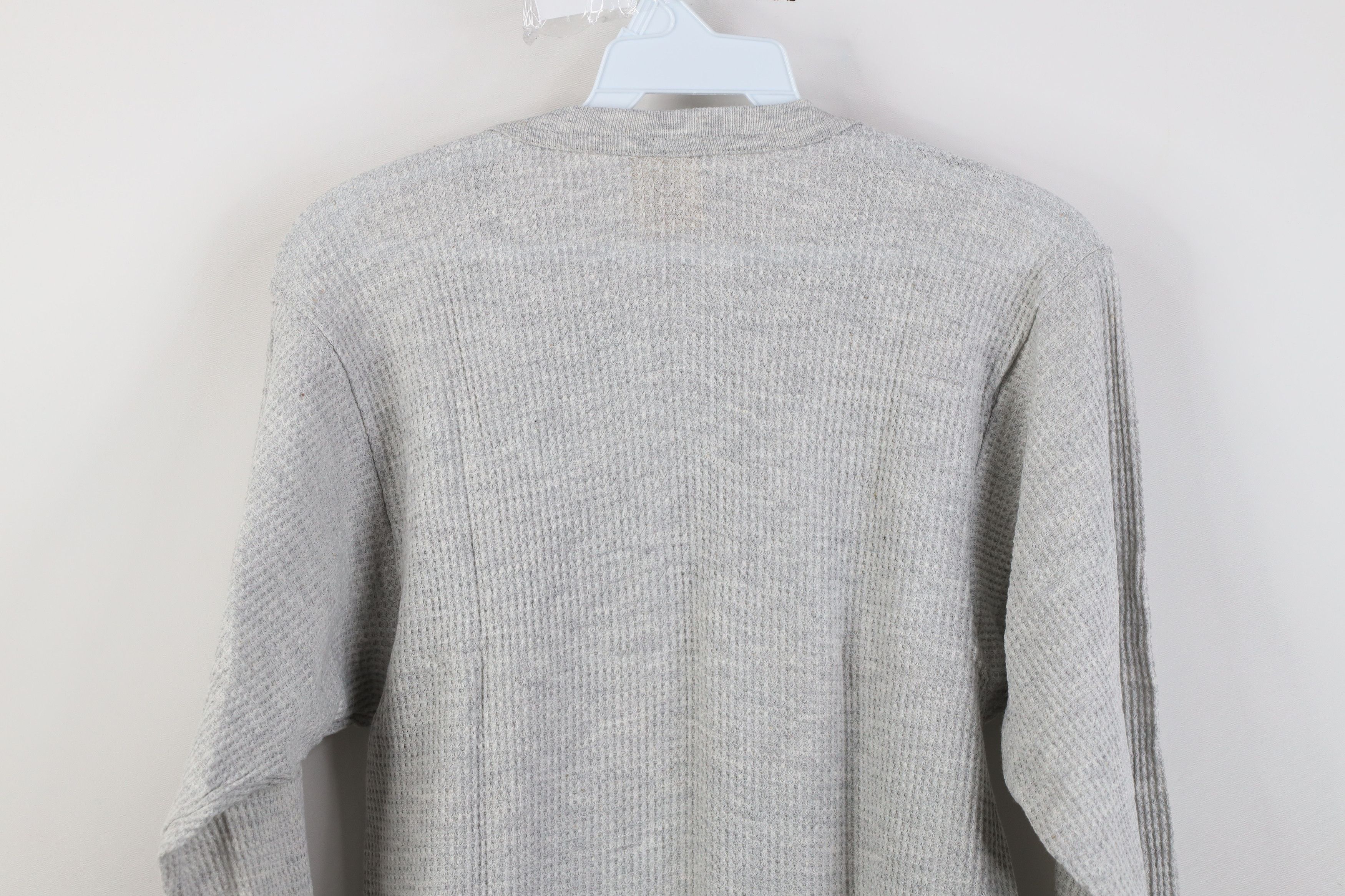 Vintage Vintage 70s Streetwear Waffle Knit Long Sleeve T-Shirt USA Size US L / EU 52-54 / 3 - 11 Thumbnail
