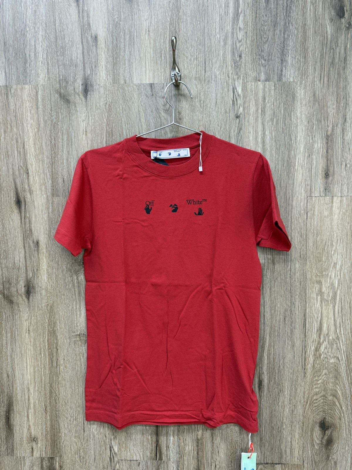 Off White Red Short Sleeve