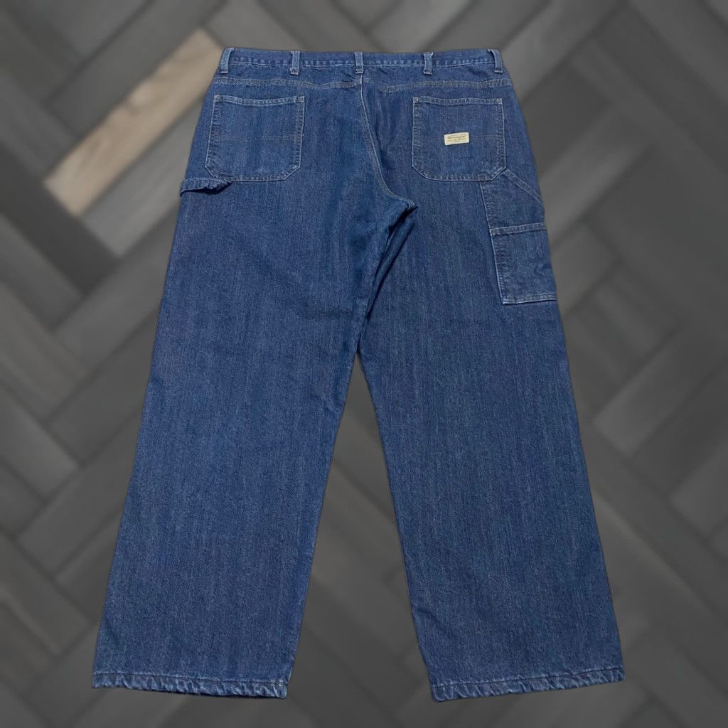 Wrangler Wrangler Jeans Carpenter Pants Fleece Lined Denim Workwear 42x30 Men Blue Relaxed Fit Wide Leg Shirt? Size US 42 / EU 58 - 1 Thumbnail