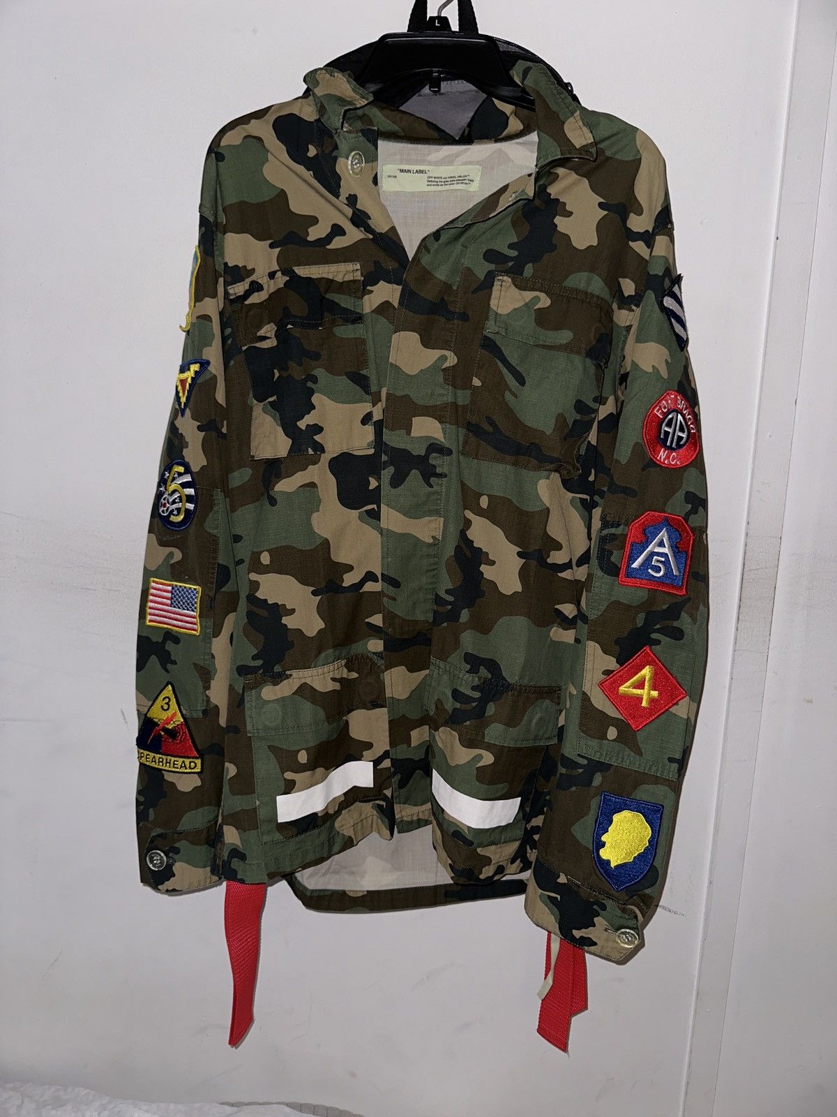 Off White New With Tags Off White Camouflage Sahariana jacket Grailed