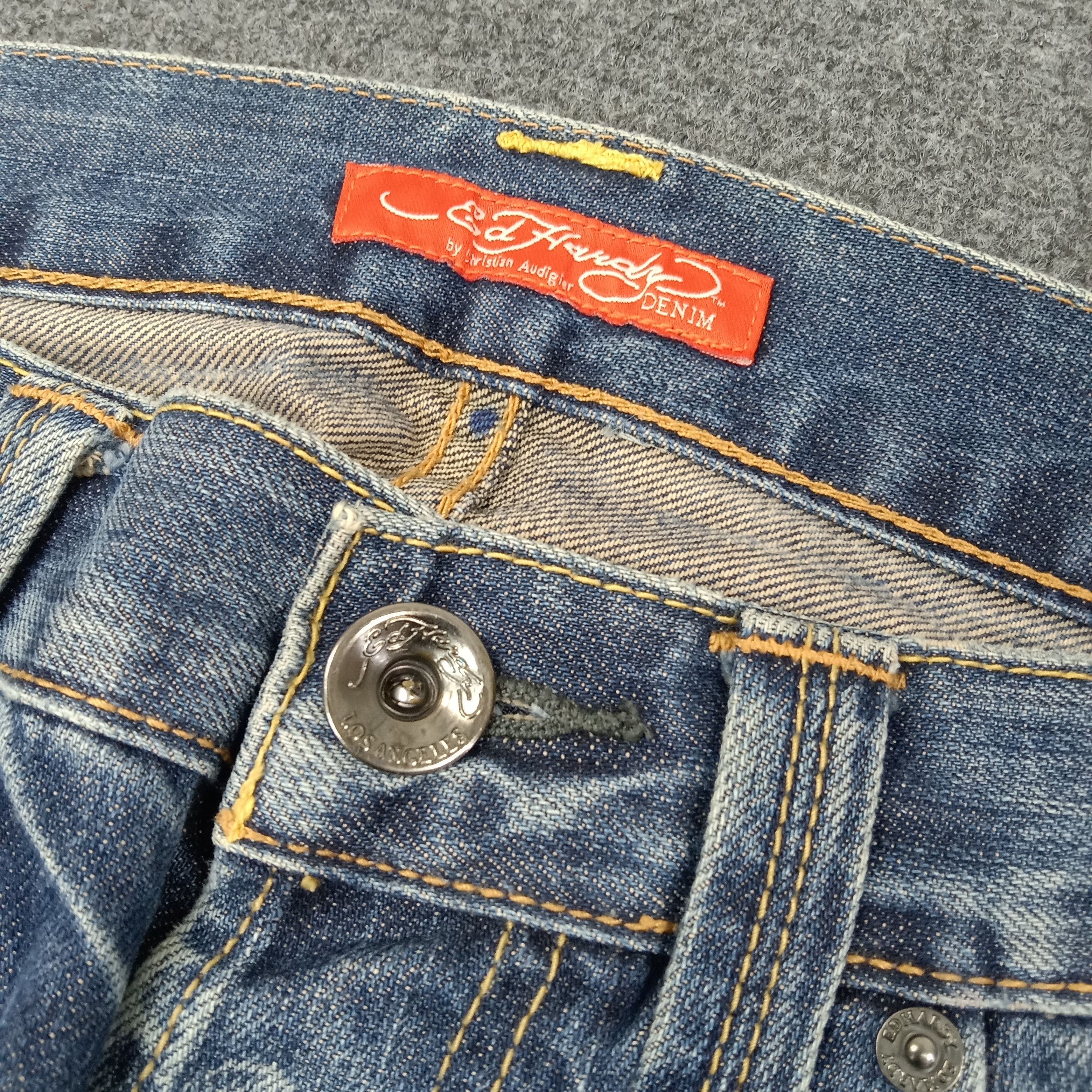 Ed Hardy Ed Hardy by Christian Audiger American Custom Jeans C228N2 Size US 32 / EU 48 - 7 Thumbnail
