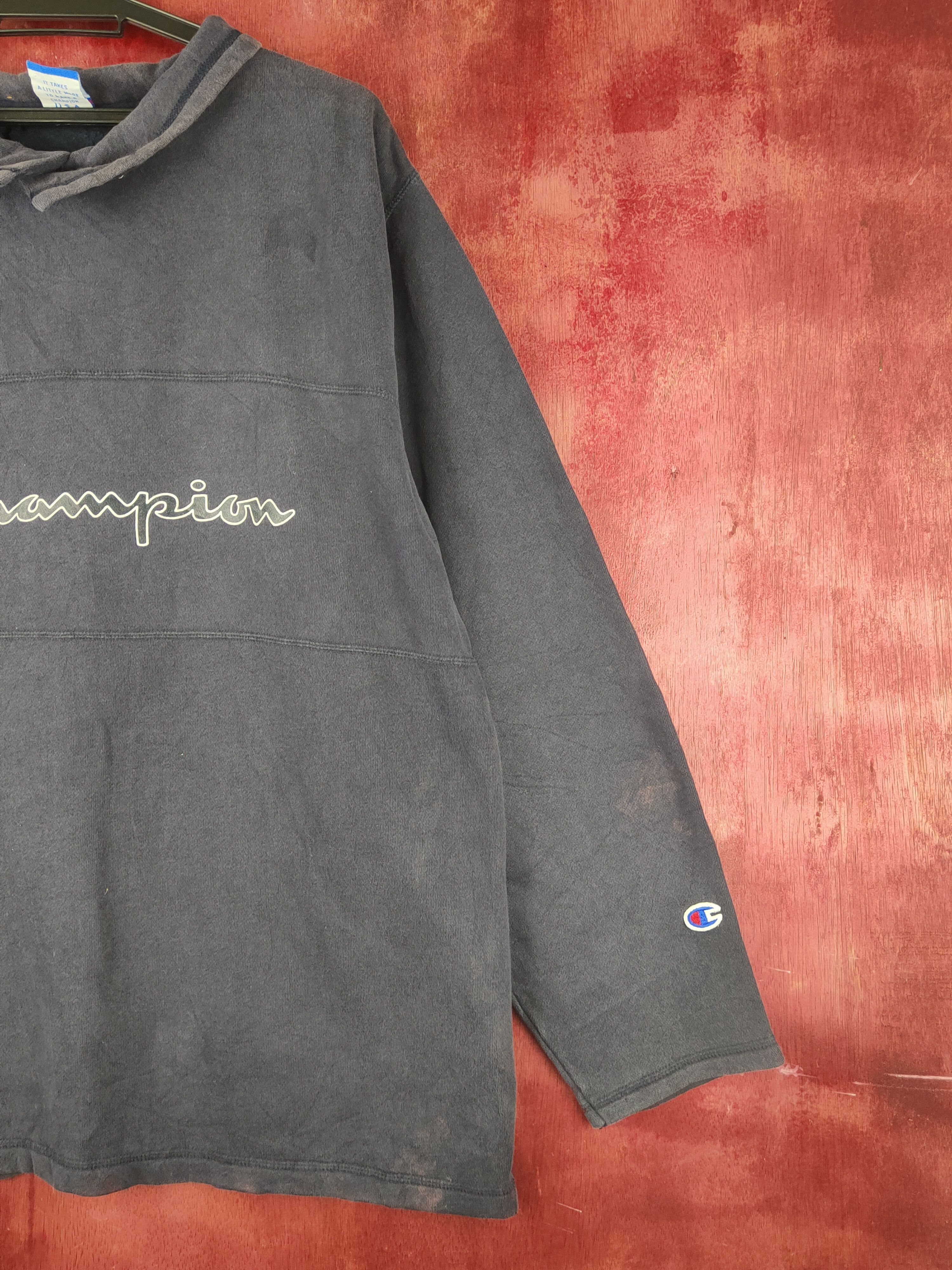 Champion Champion ripped distressed Faded Sweatshirts #S1551 Size US L / EU 52-54 / 3 - 6 Thumbnail