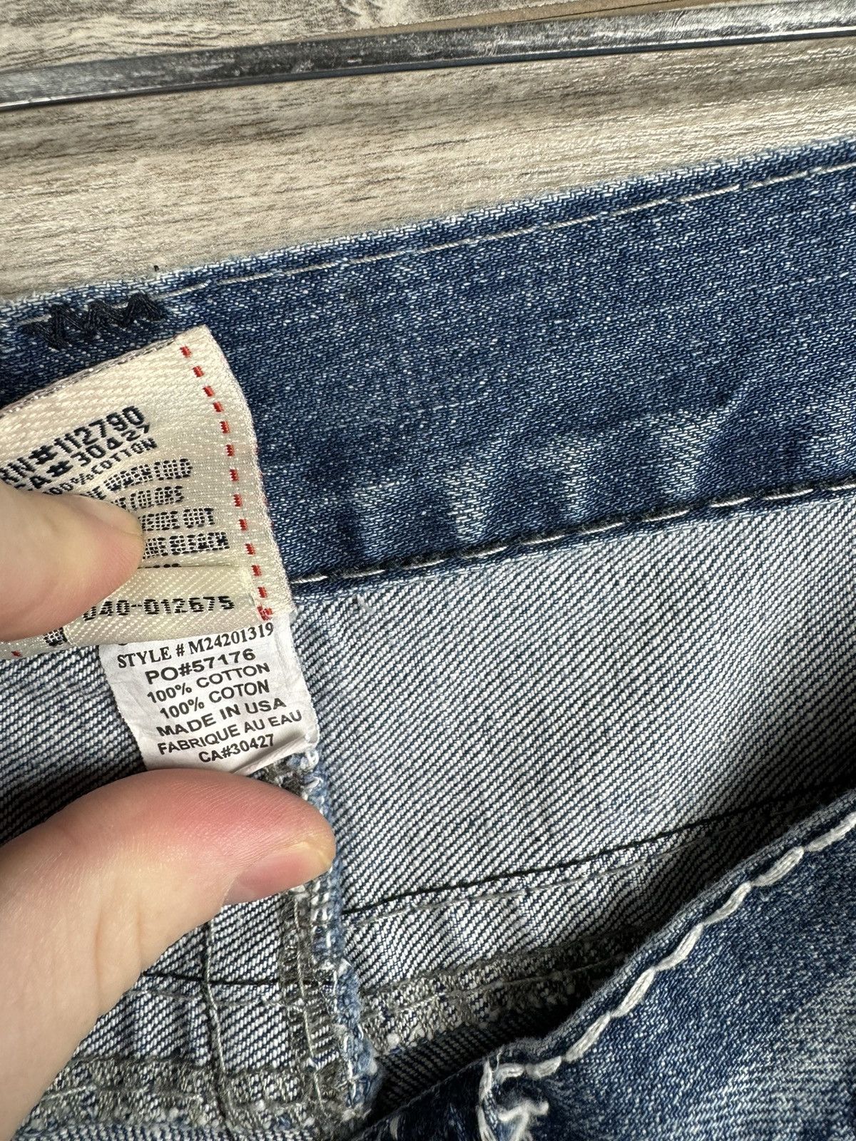 TRUE RELIGION VINTAGE BIG LOGO Y2K JAPANESE JEANS SIZE 33