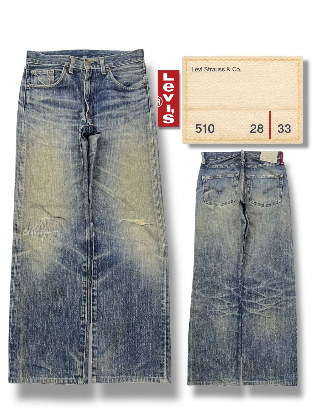 Baggy Vintage 02 Levi’s 510 Japan - Faded Mud Wash Jeans