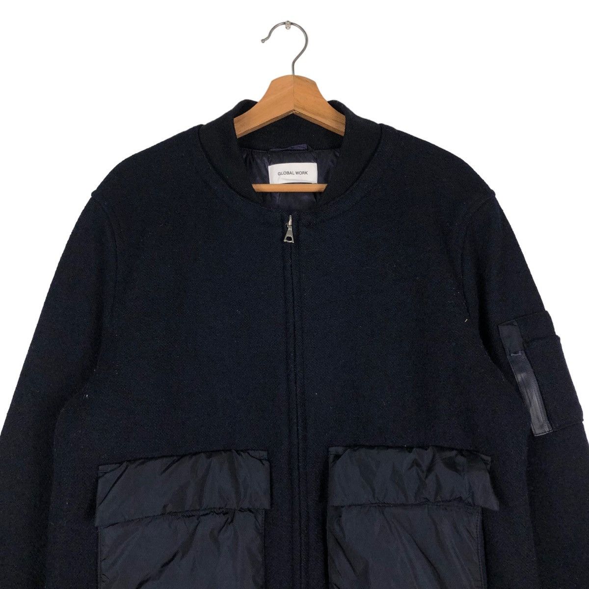 Japanese Brand 📌VINTAGE BOMBER JACKET BIG POCKET GLOBAL WORK JAPAN Size US XL / EU 56 / 4 - 5 Thumbnail