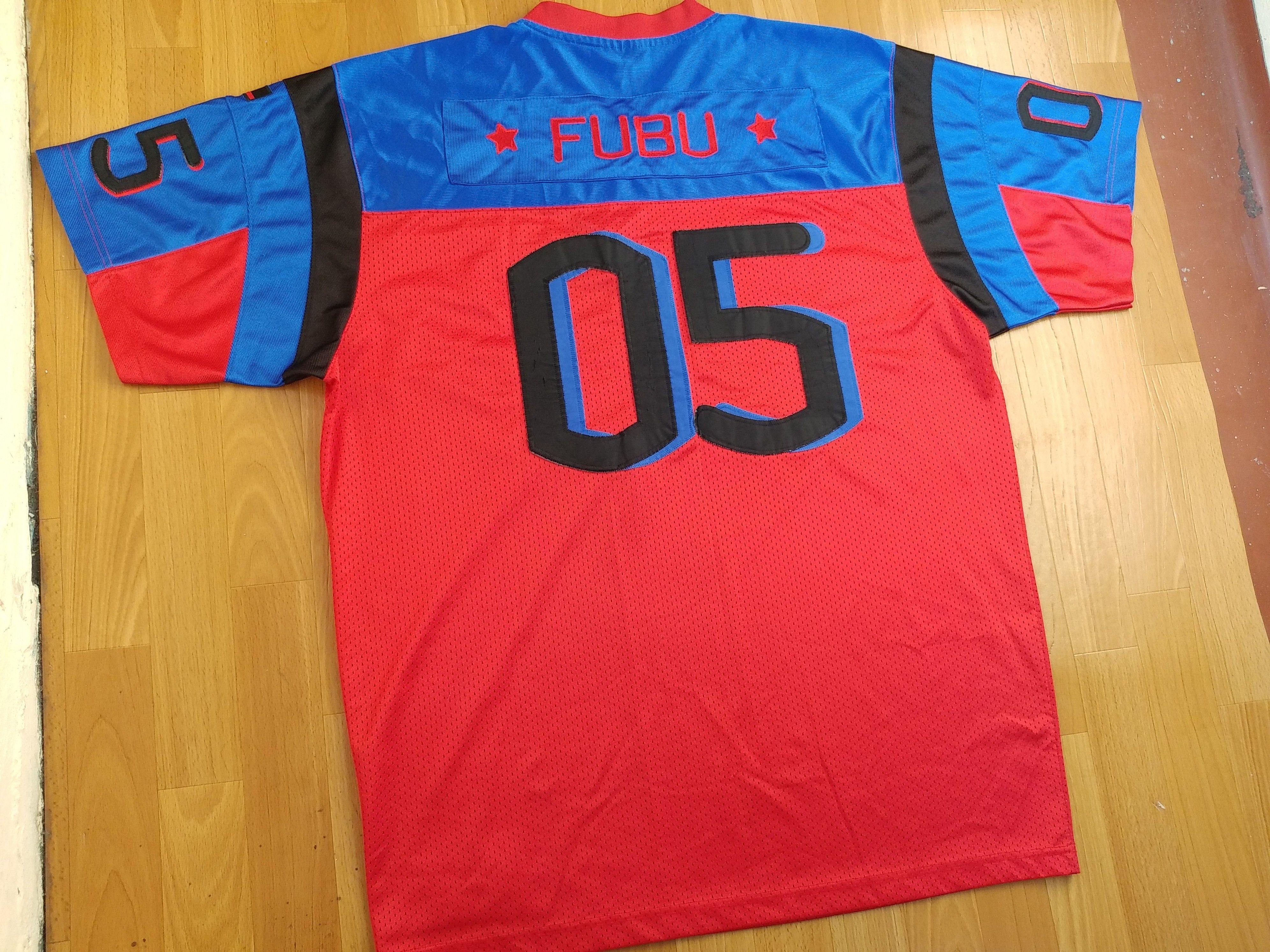 Fubu FUBU jersey, red, Fubu 05, vintage hip hop t-shirt, 90s XL Size US XL / EU 56 / 4 - 3 Thumbnail