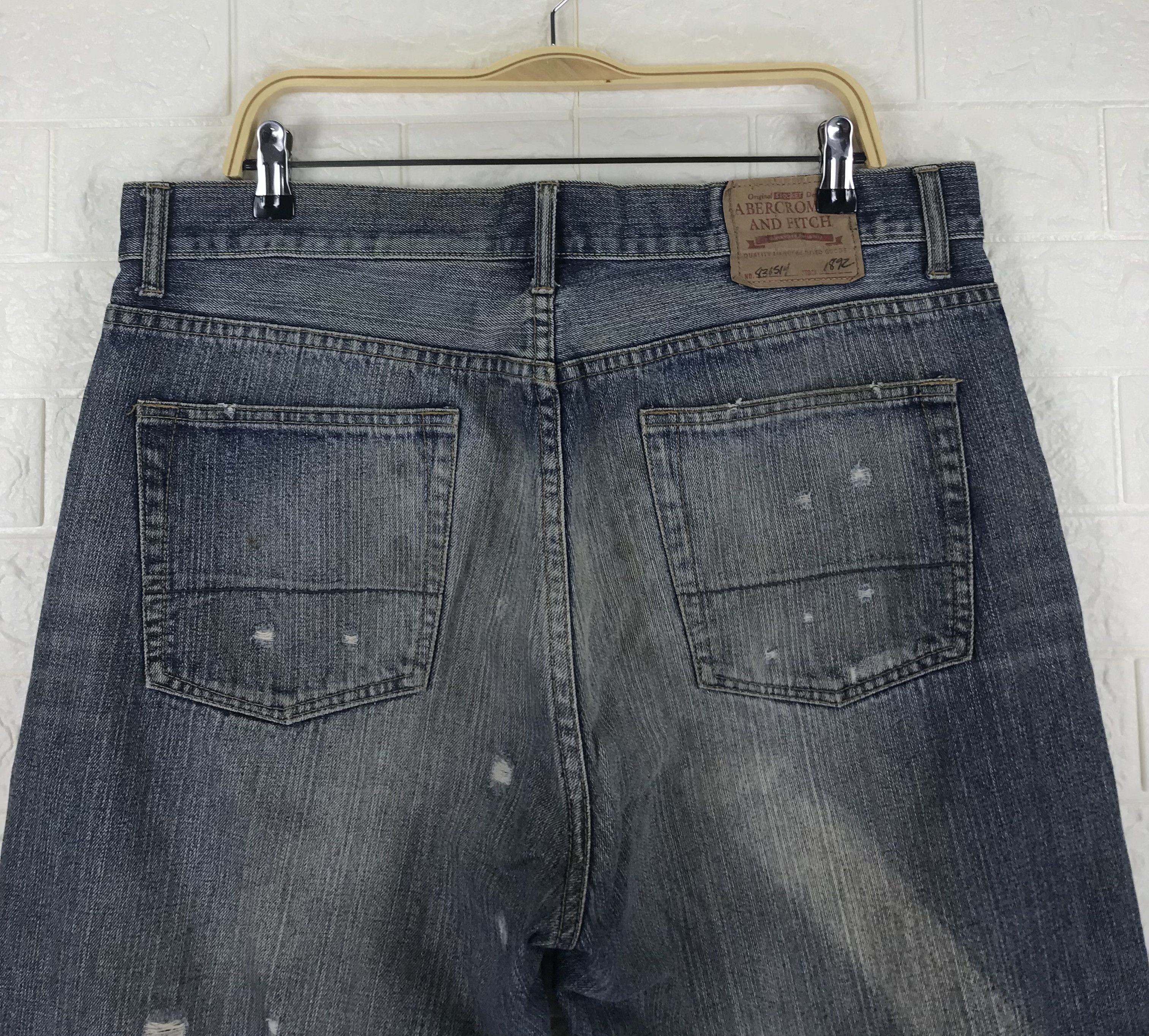 Abercrombie & Fitch Vintage Abercrombie & Fitch Baggy Jeans Wide Leg Denim Size US 36 / EU 52 - 6 Thumbnail