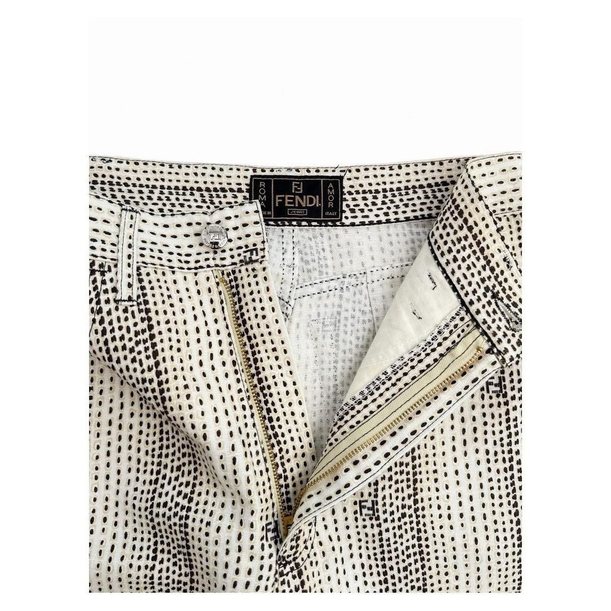 Fendi Fendi FF Logo Pants Size 26" / US 2 / IT 38 - 3 Thumbnail