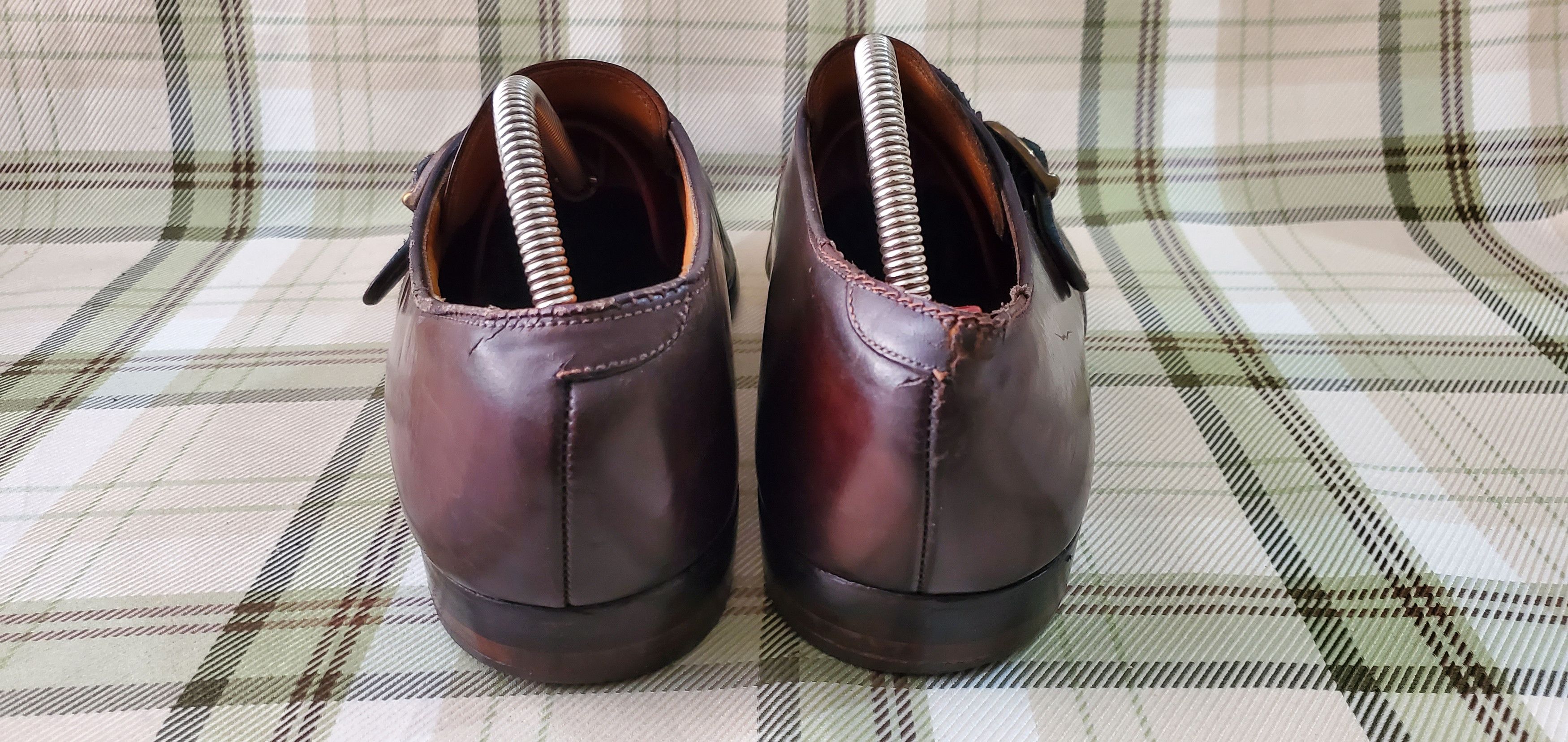 Alden ALDEN 954 Cordovan Monk Leather Shoes Size US 9.5 / EU 42-43 - 4 Thumbnail