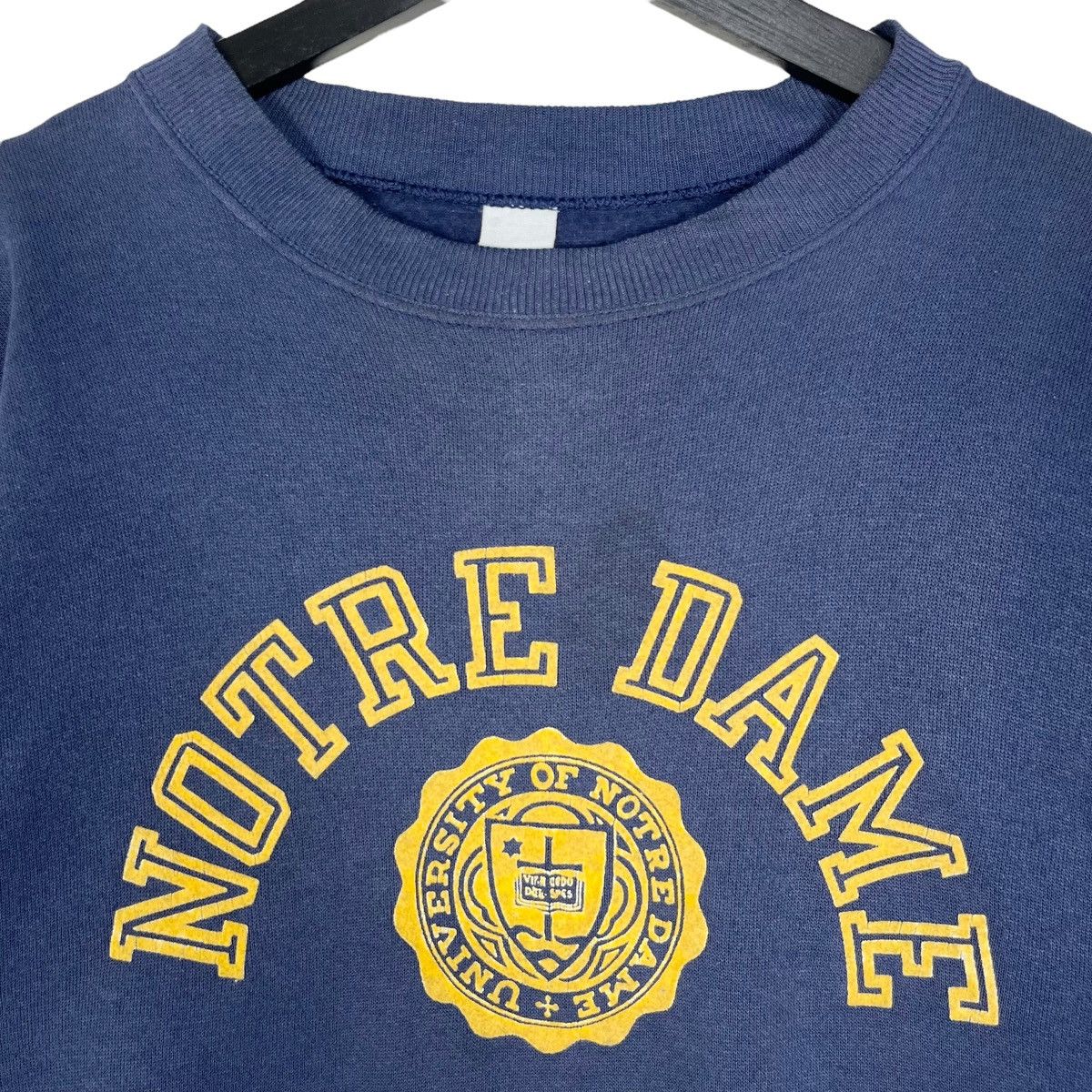 Vintage Vintage 90s University of Notre Dame Indiana Sweatshirt Size US L / EU 52-54 / 3 - 3 Thumbnail