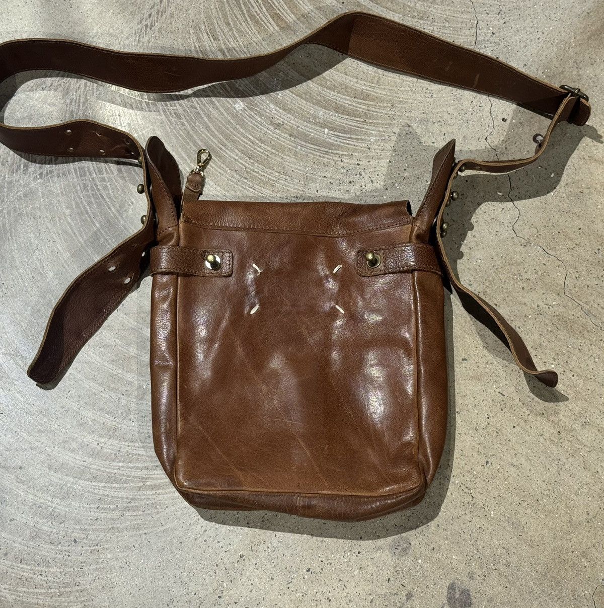 Maison Margiela Maison Martin Margiela Rivet Leather Crossbody Bag Size ONE SIZE - 2 Thumbnail