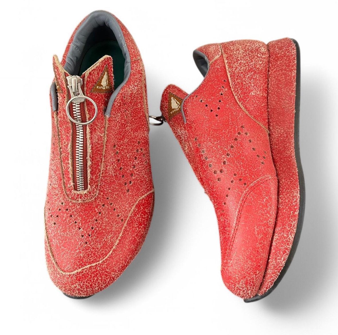 Kapital Kountry Cracked Leather Zip-Up Shoes Size US 7.5 / EU 40-41 - 1 Thumbnail